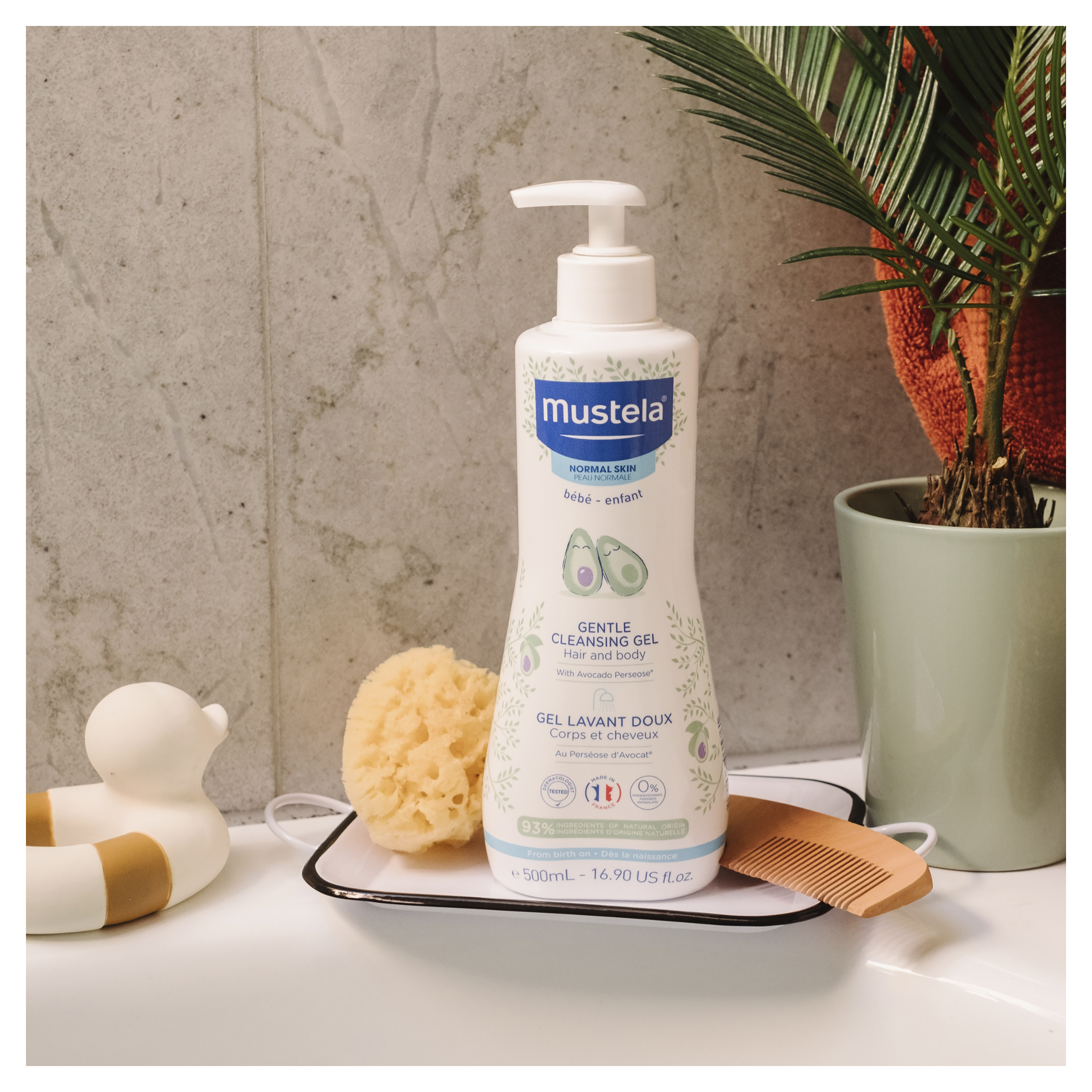 MUSTELA BEBE GENTLE CLEANSING GEL 500ML - Image 3