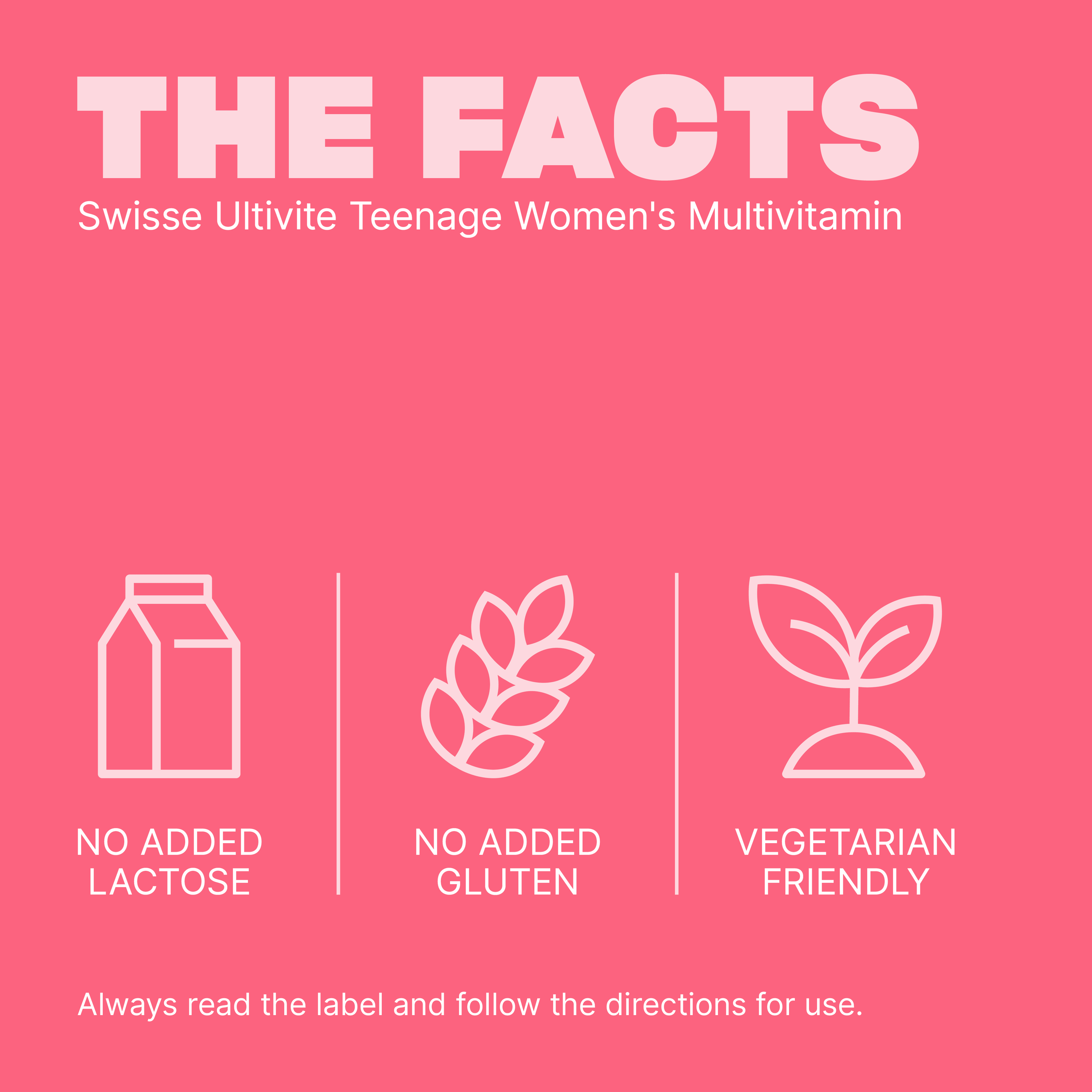 SWISSE ULTIVITE WOMENS TEENAGE TABLETS 60 - Image 6