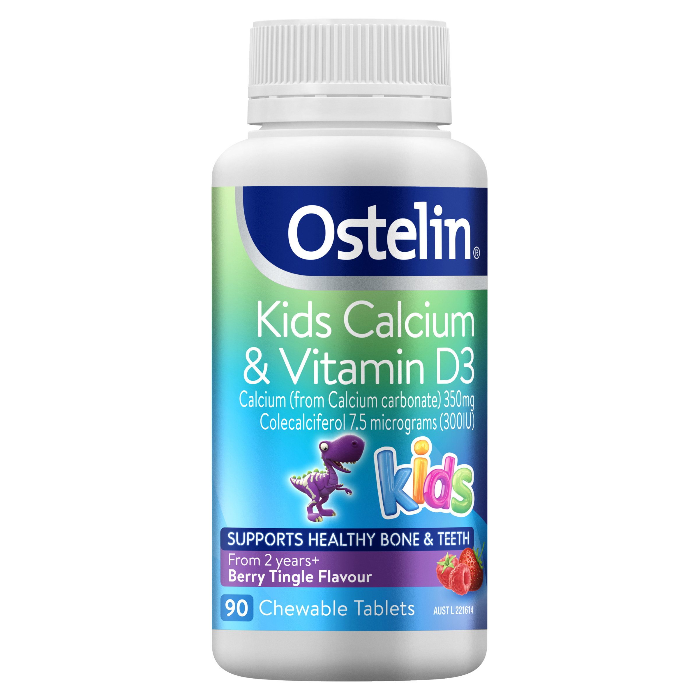 OSTELIN KIDS CALCIUM & VITAMIN D3 CHEWABLE 90 TABLETS - Image 10