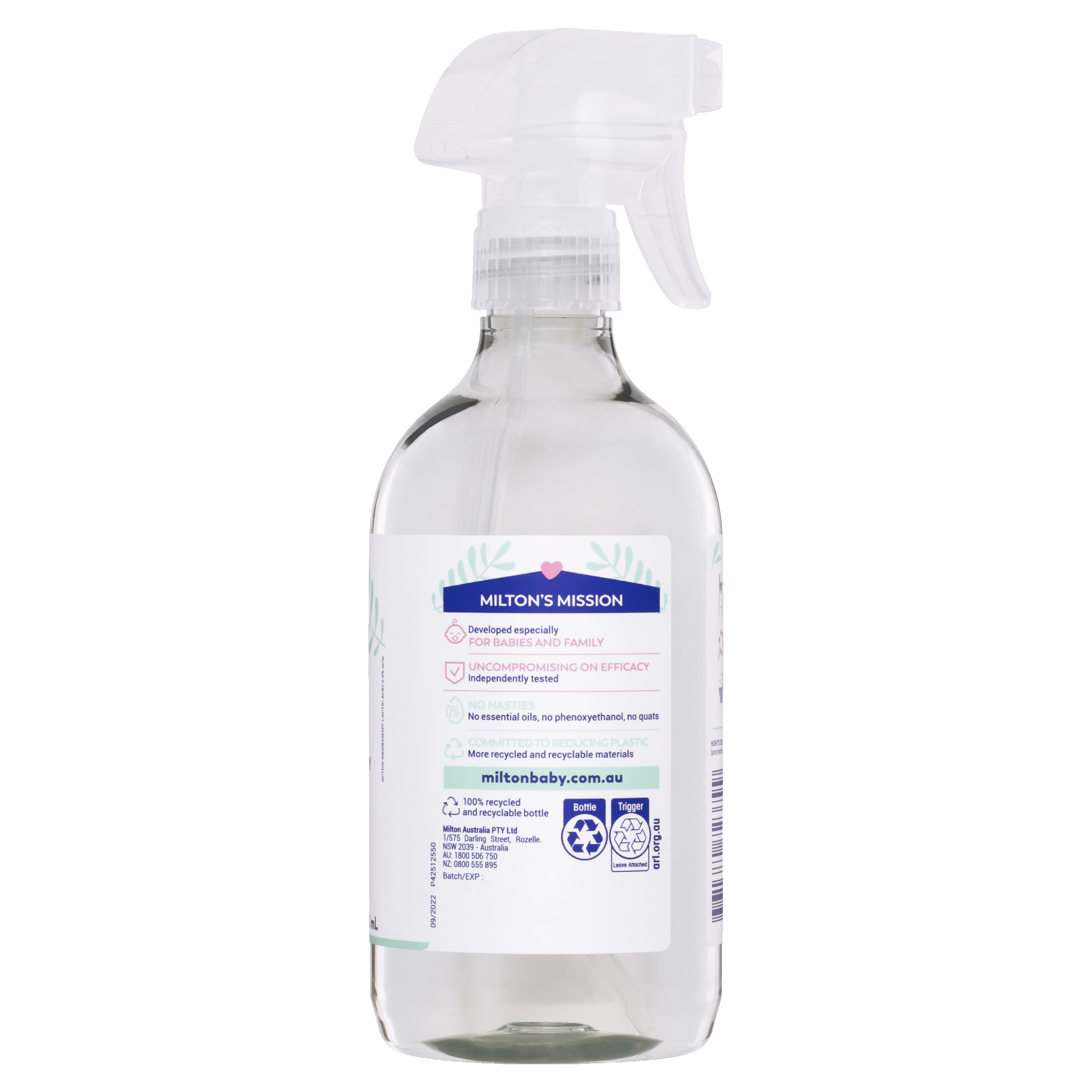 MILTON ANTIBACTERIAL SURFACE SPRAY 500ML - Image 4