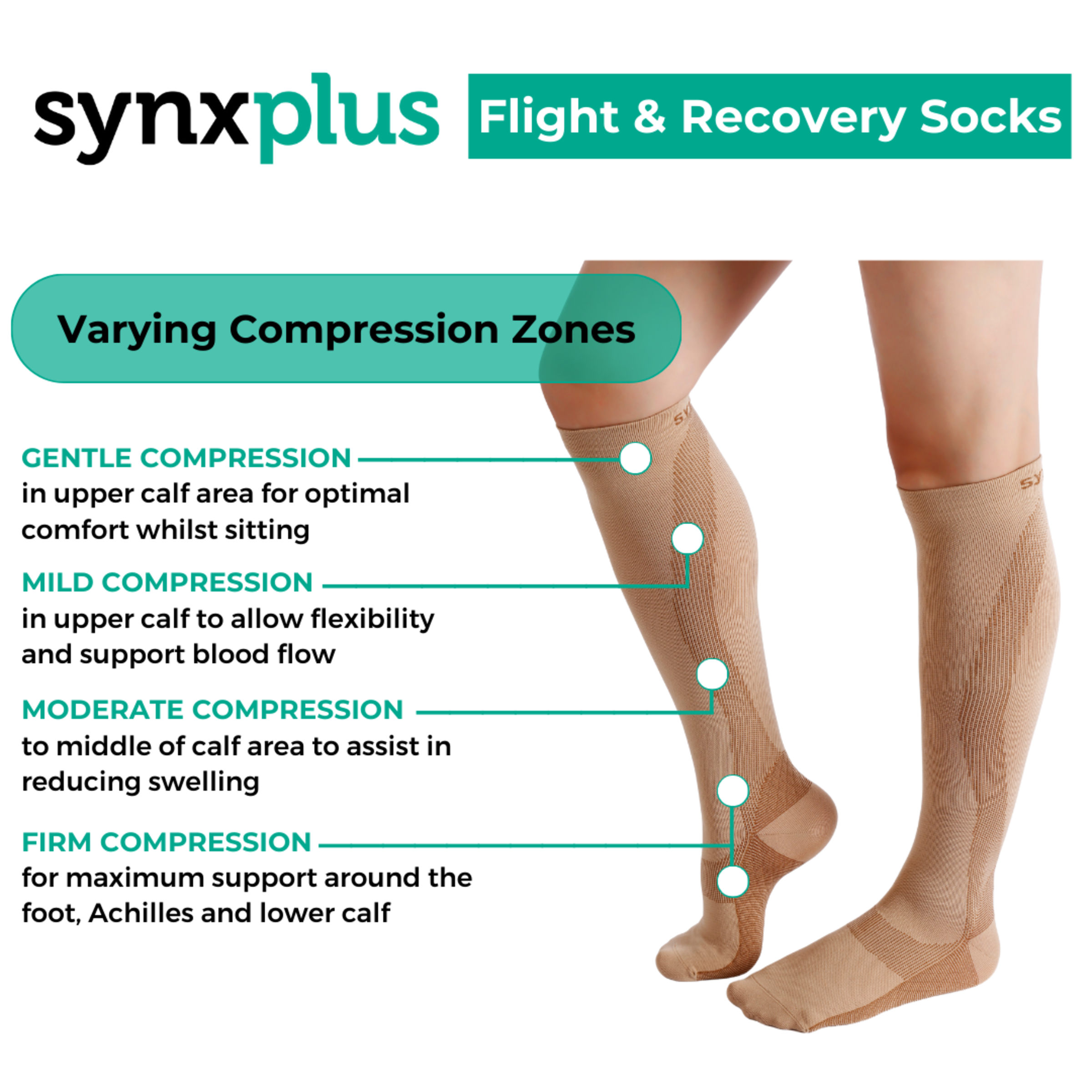 SYNXPLUS FLIGHT & RECOVERY SOCKS X LARGE - Image 6