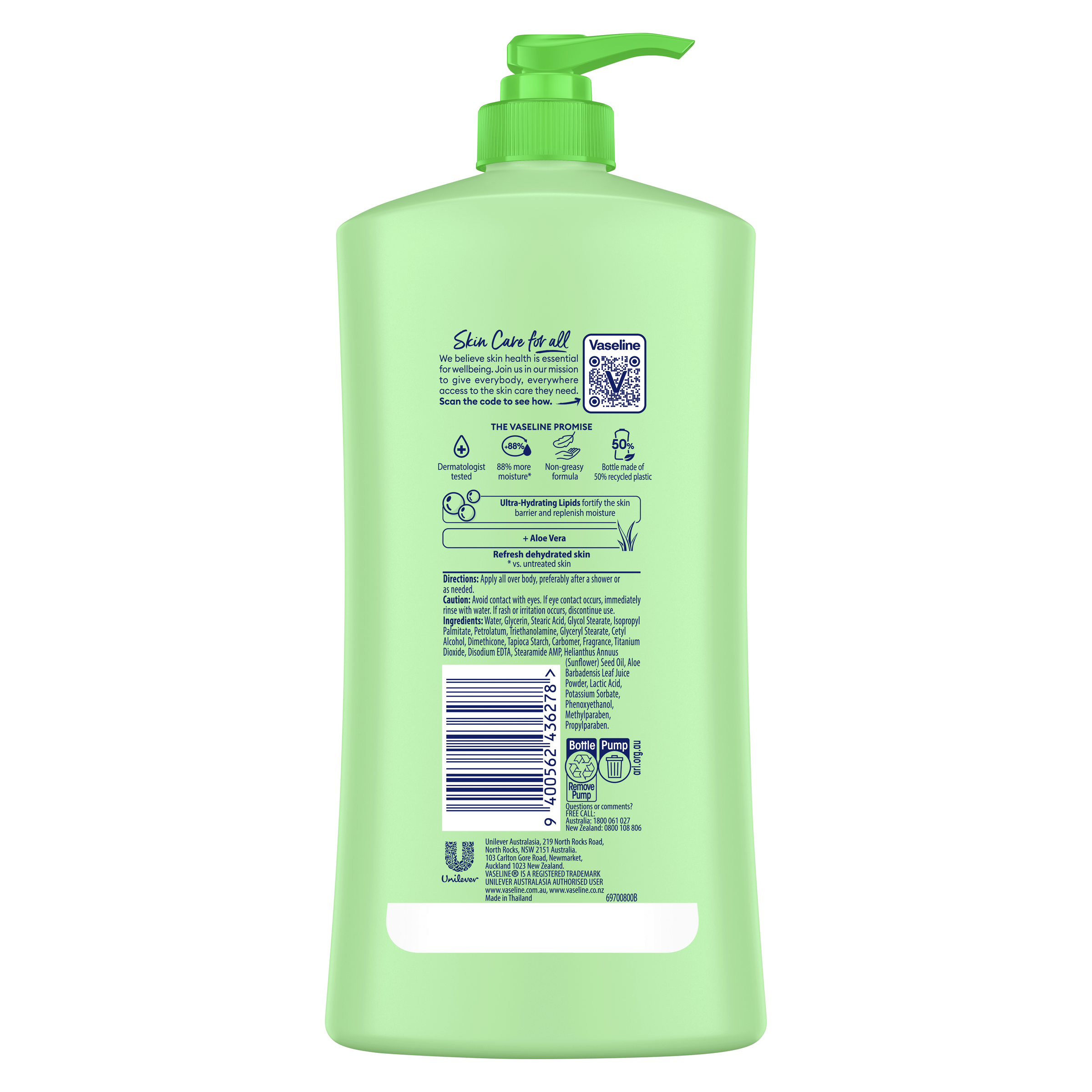 VASELINE ALOE SOOTHE BODY LOTION 750ML - Image 2