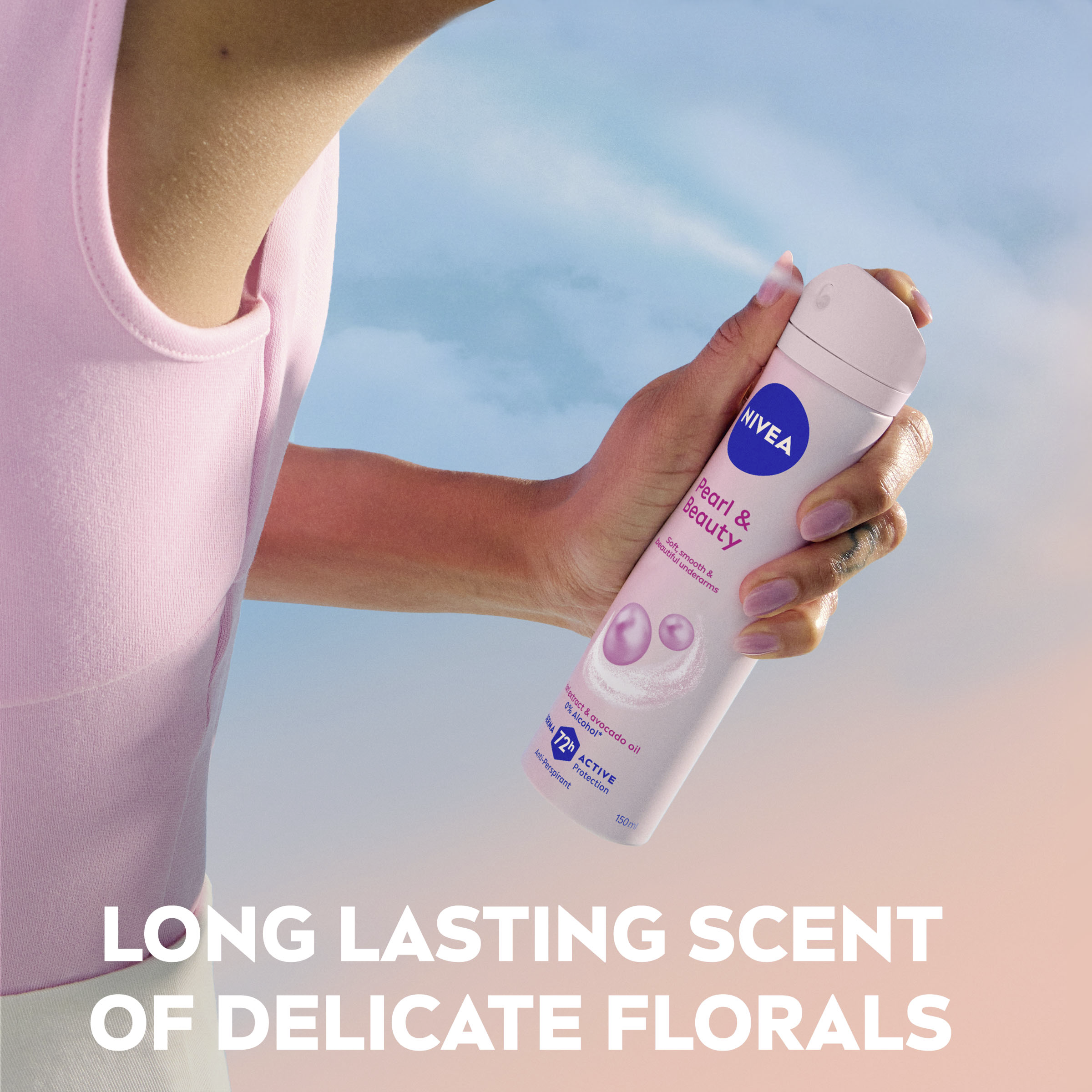 NIVEA WOMEN ANTIPERSPIRANT PEARL & BEAUTY 48H 250ML - Image 7