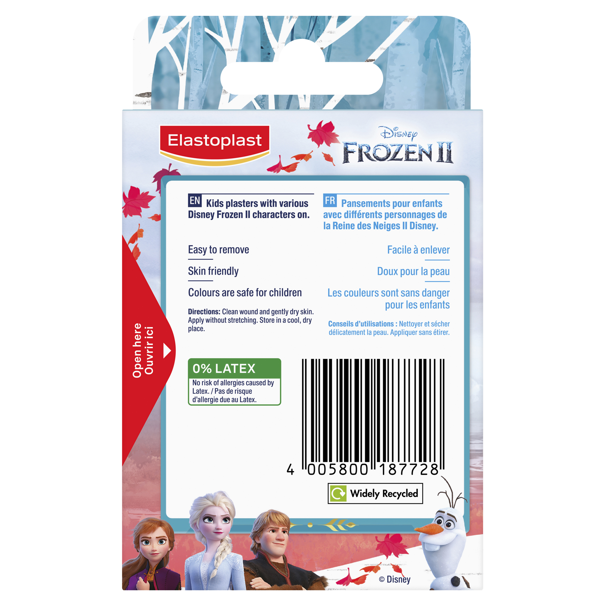 ELASTOPLAST DISNEY FROZEN STRIPS 20 PACK - Image 2
