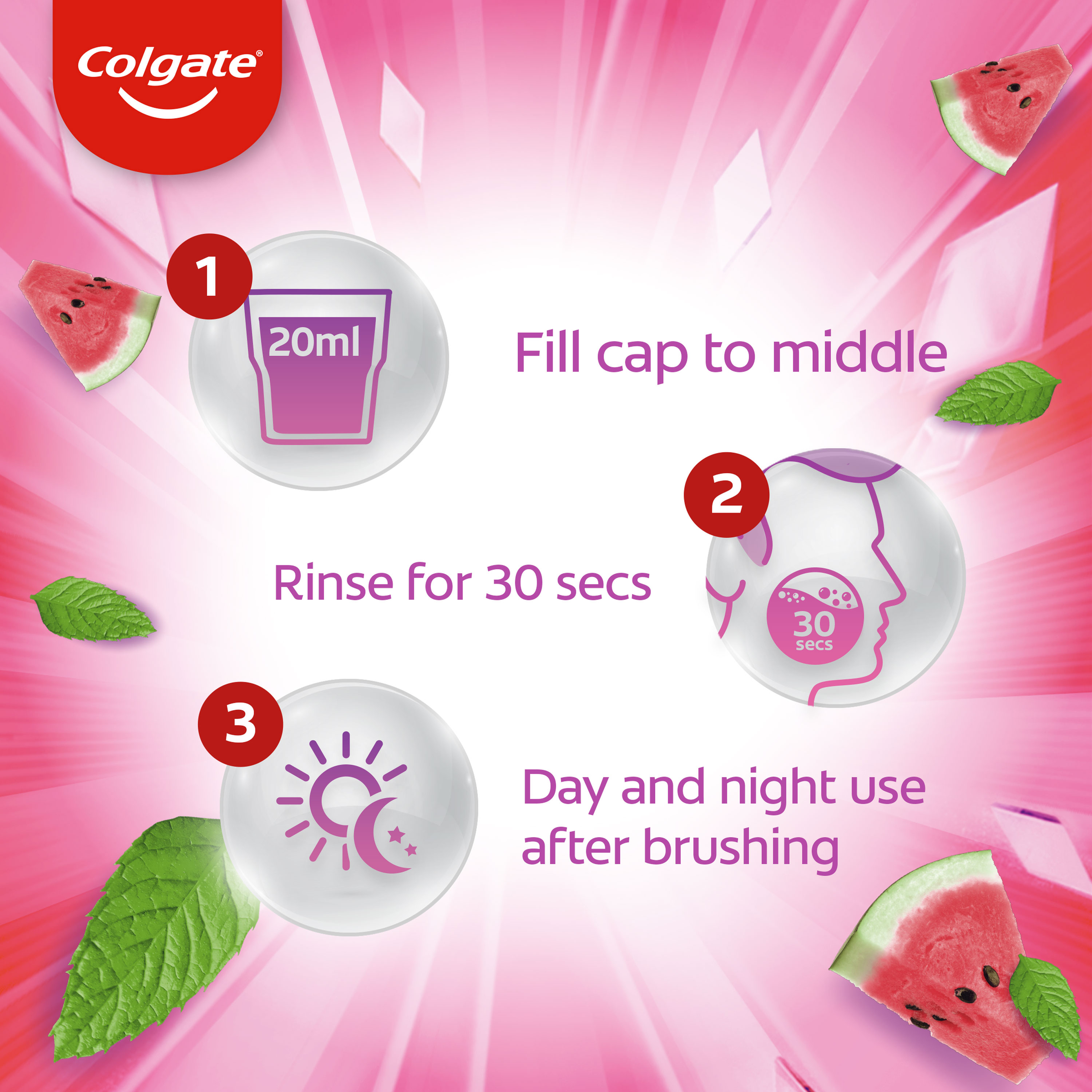 COLGATE MOUTHWASH MAX FRESH WATERMELON 1 LITRE - Image 8