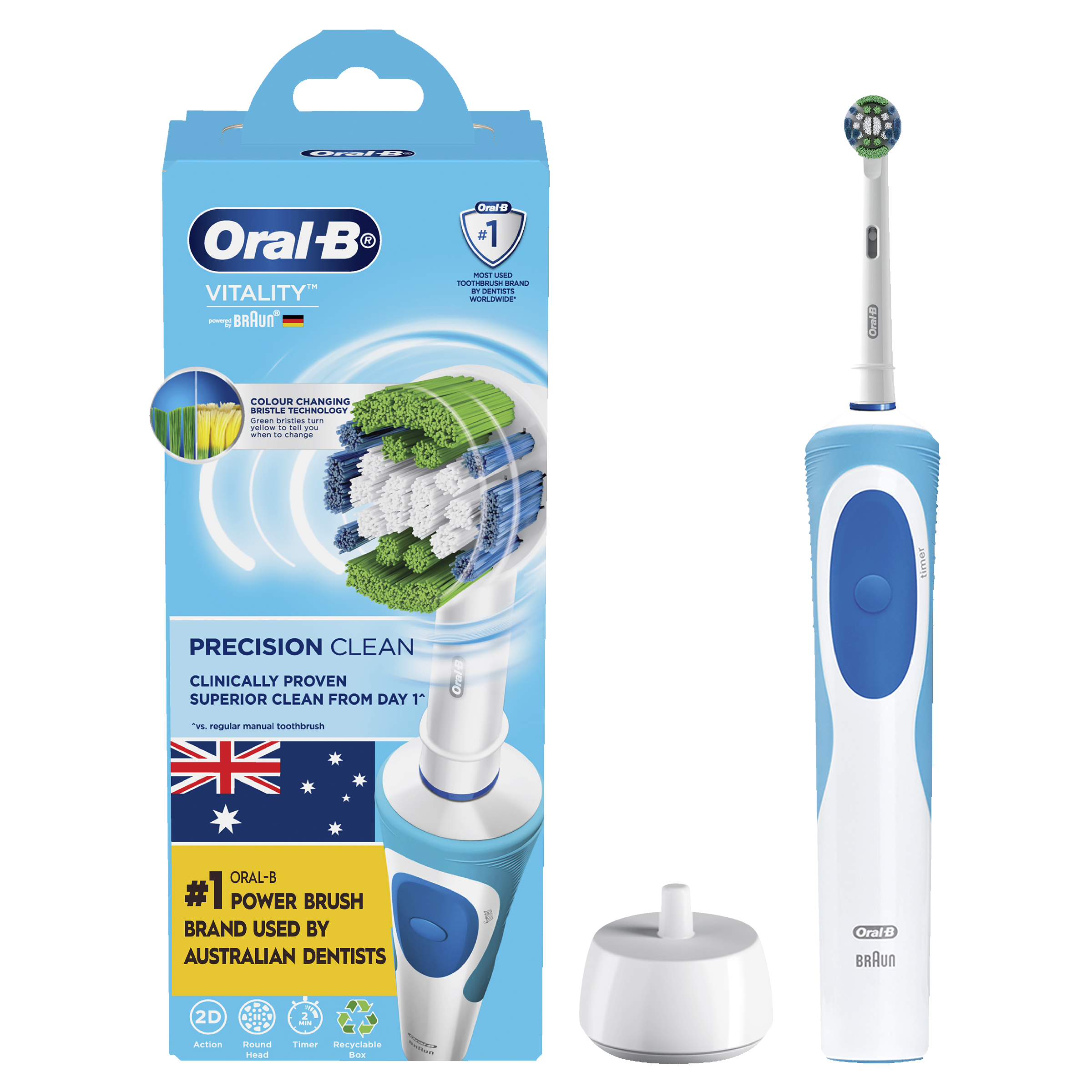 ORAL-B VITALITY+ POWER BRUSH MICROPULSE PRECISION CLEAN 1 PACK - Image 11