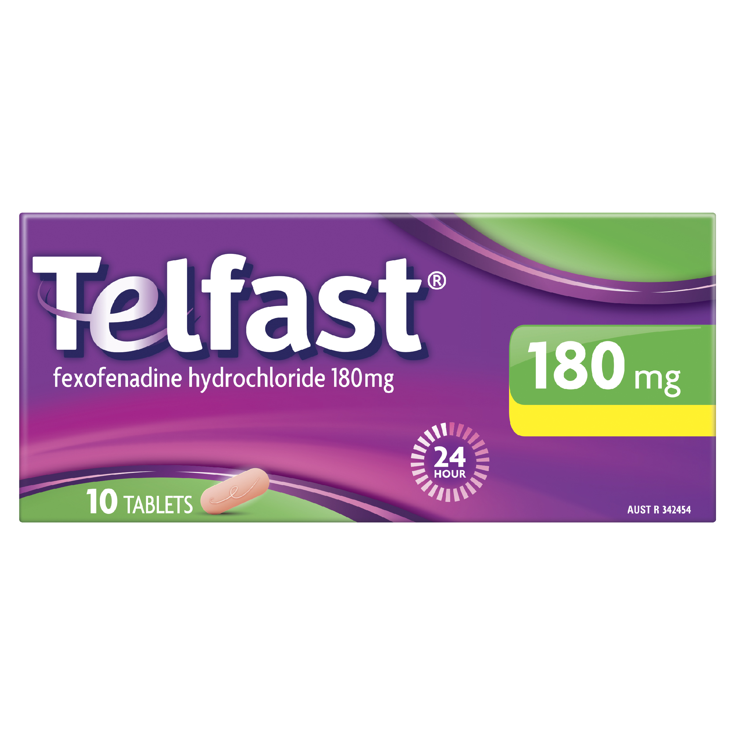 TELFAST 180MG 10 TABLETS - Image 3