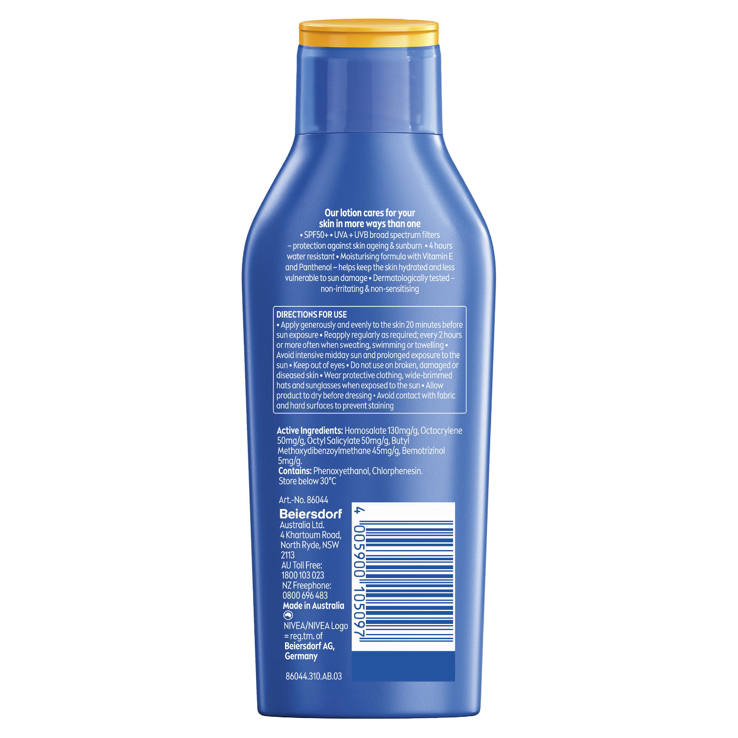 NIVEA PROTECT & MOISTURE SUNSCREEN LOTION SPF50+ 400ML - Image 2
