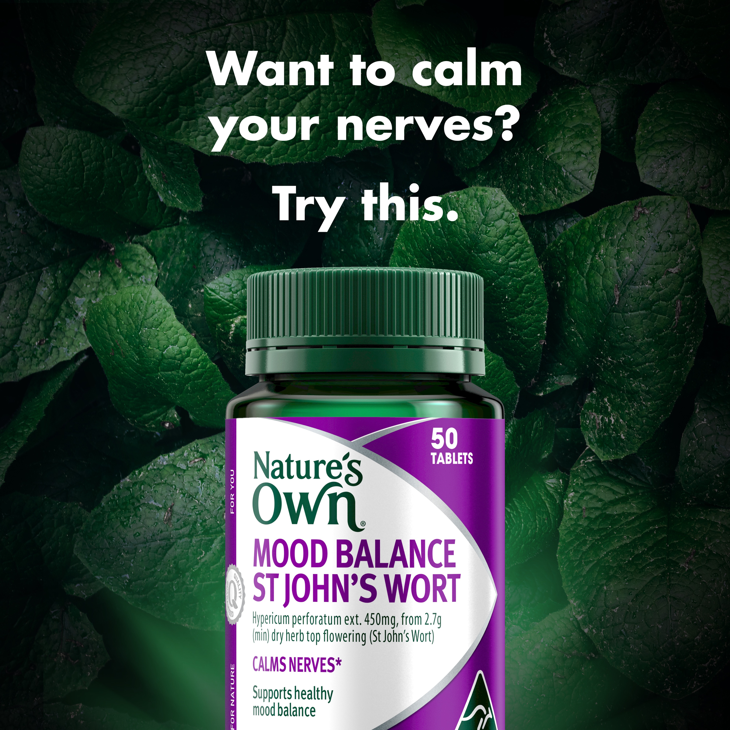 NATURES OWN MOOD BALANCE ST JOHNS WORT 50 TABLETS - Image 4