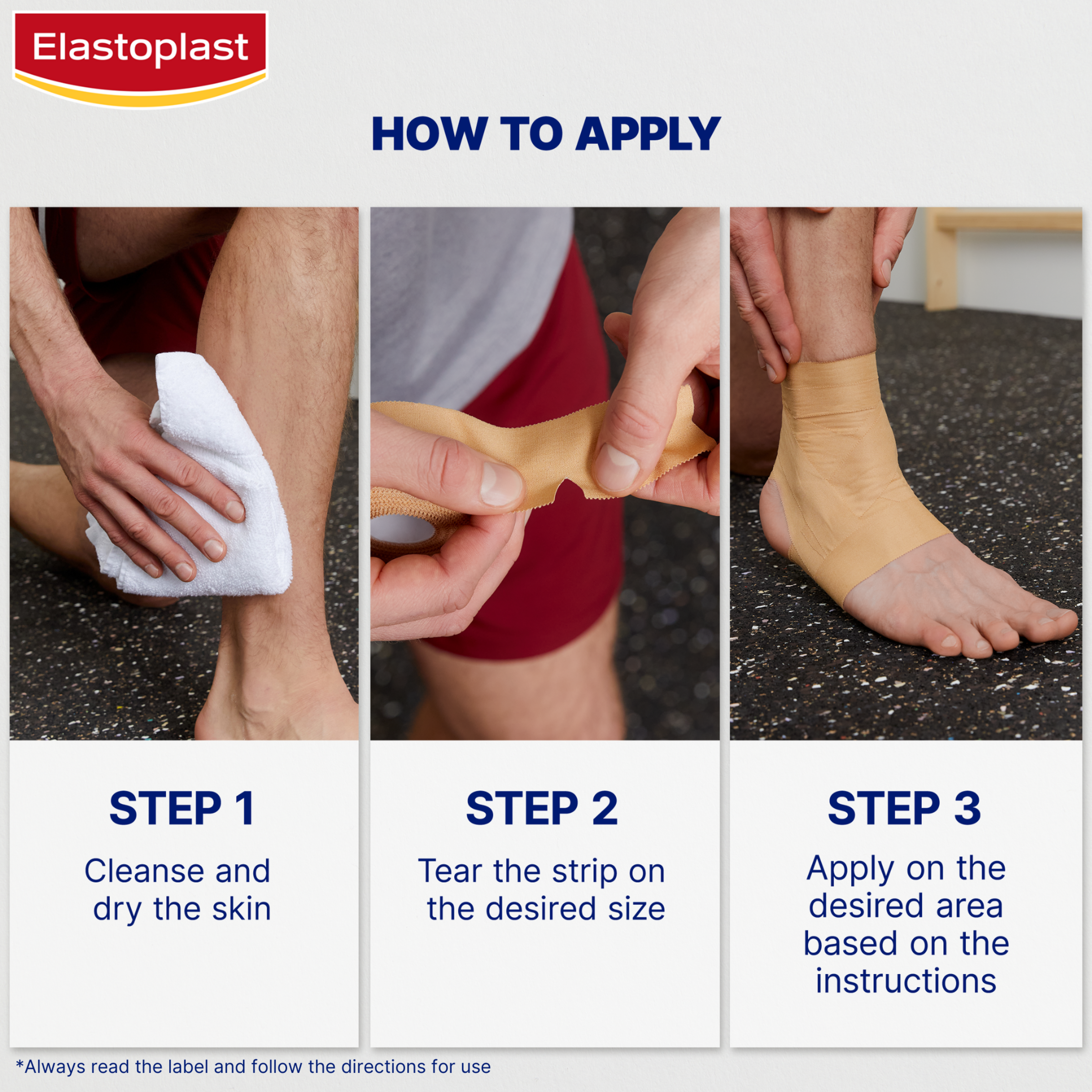 ELASTOPLAST SPORT RIGID STRAP TAPE 50MM X 10M - Image 3