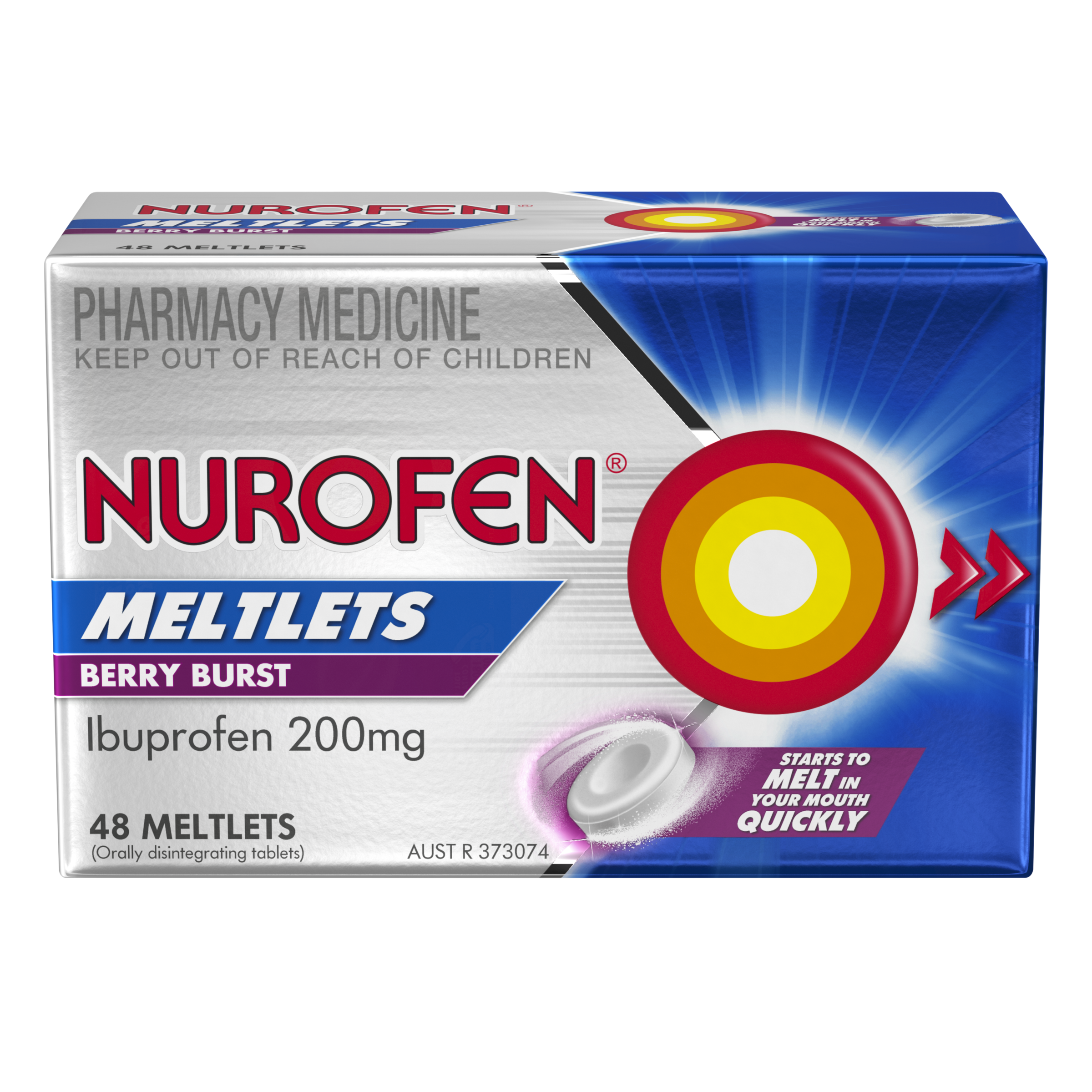 NUROFEN BERRY BURST 200MG 48 MELTLETS - Image 3