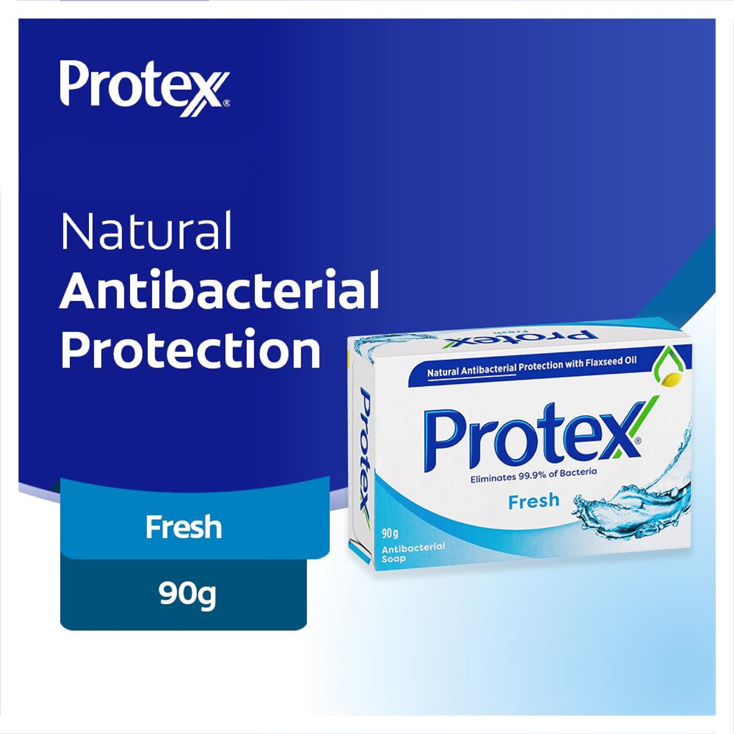 PROTEX ANTIBACTERIAL BODY SOAP LONG LASTING FRESHNESS 90G - Image 3