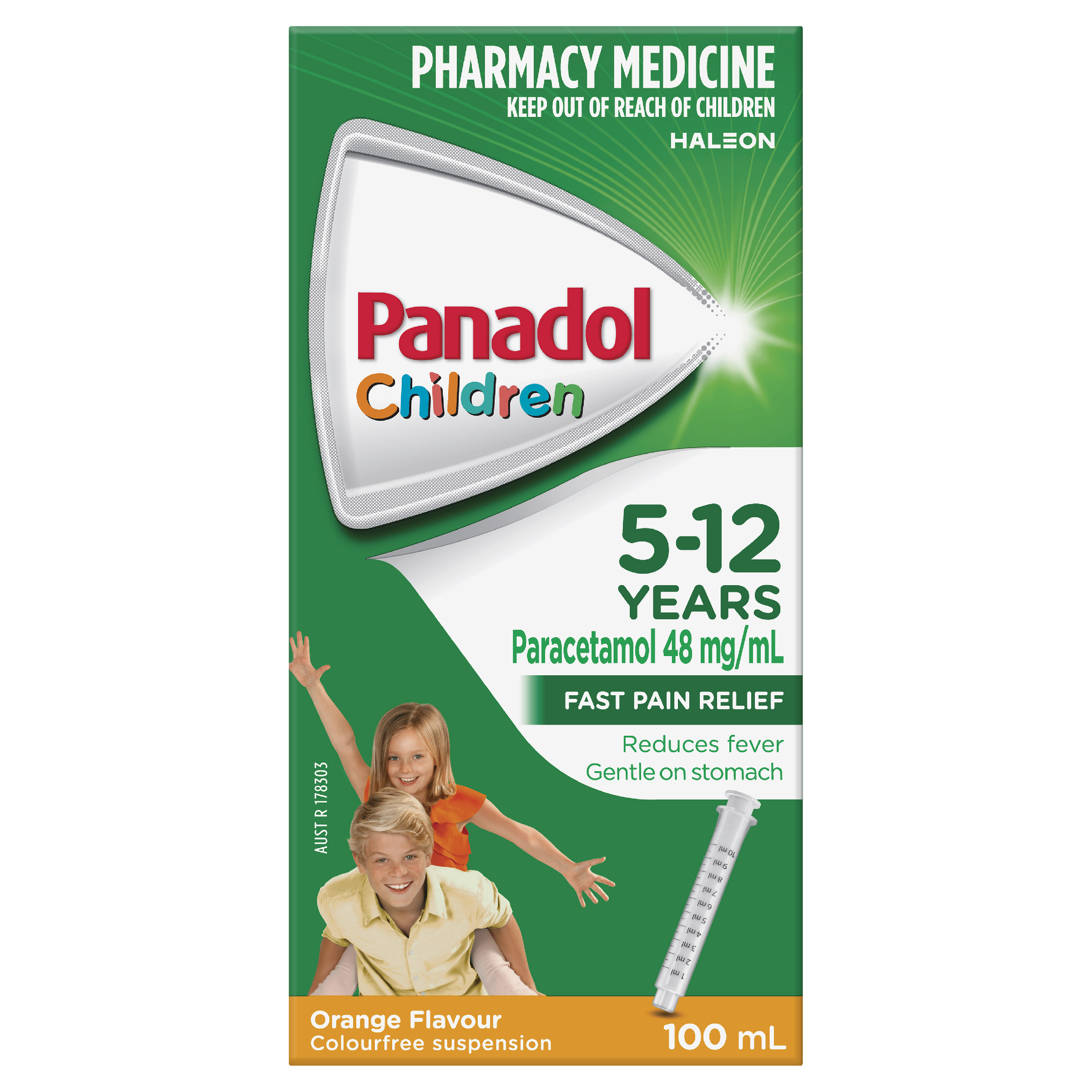 PANADOL CHILDREN 5 YEAR - 12 YEARS ORANGE SUSPENSION 100ML - Image 11