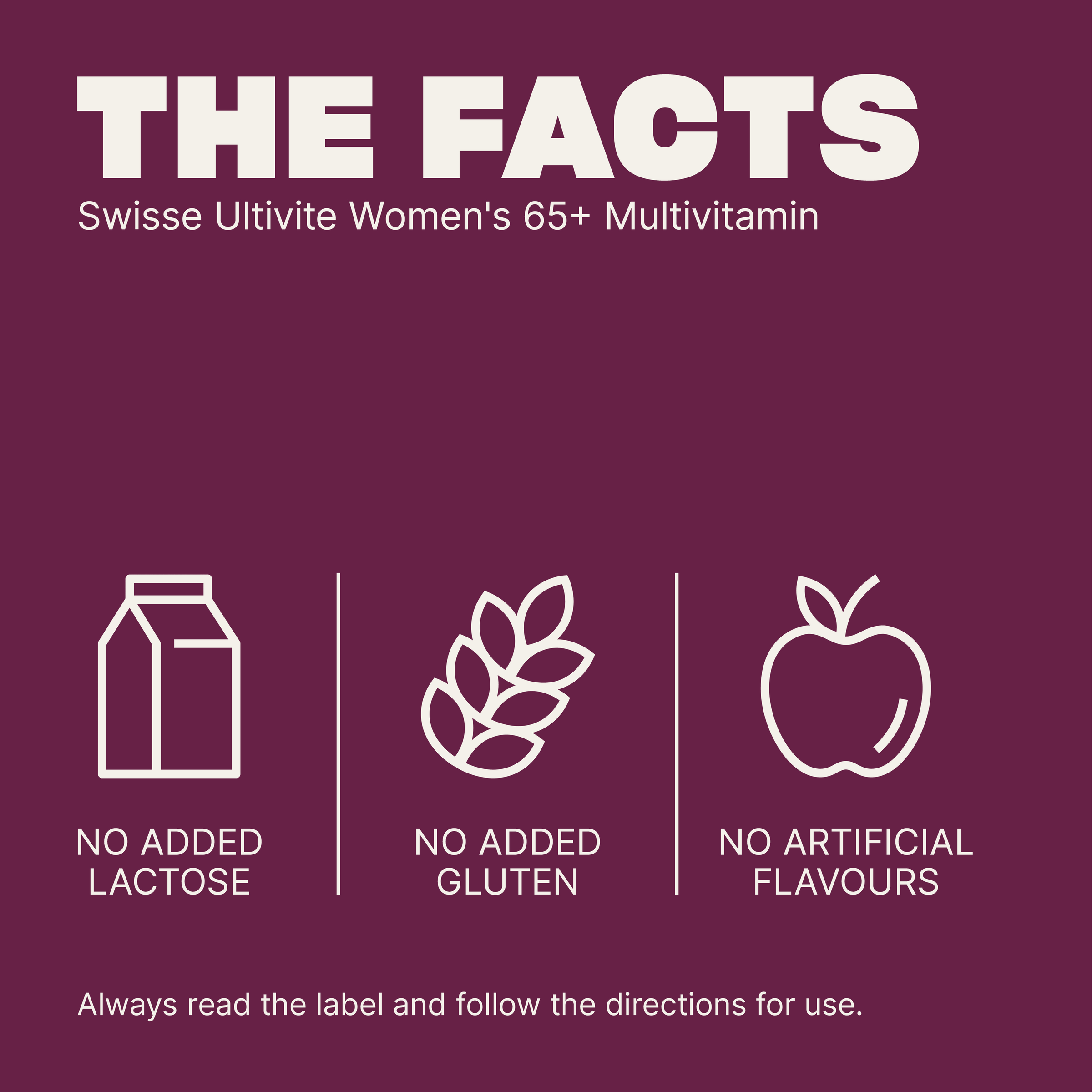 SWISSE ULTIVITE WOMEN 65+ TABLETS 60 - Image 6
