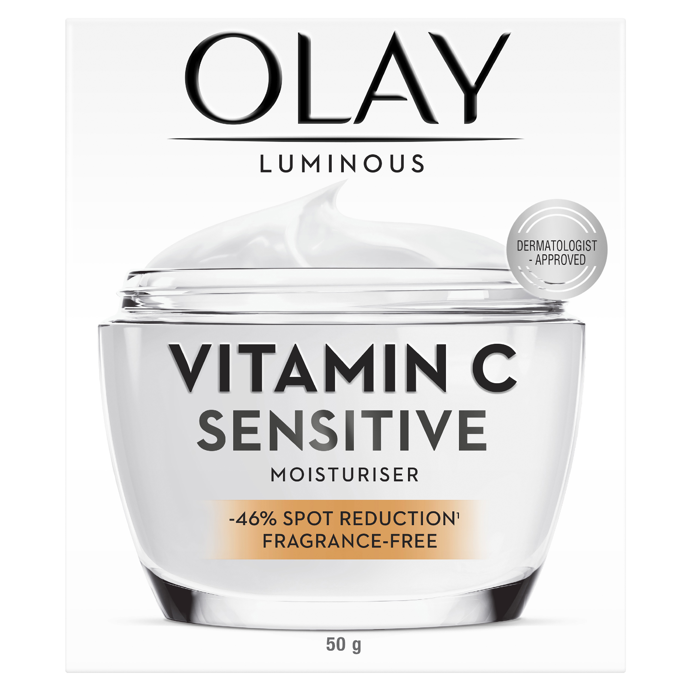 OLAY LUMINOUS VITAMIN C SENSITIVE BRIGHTENING MOISTURISER 50 - Image 2