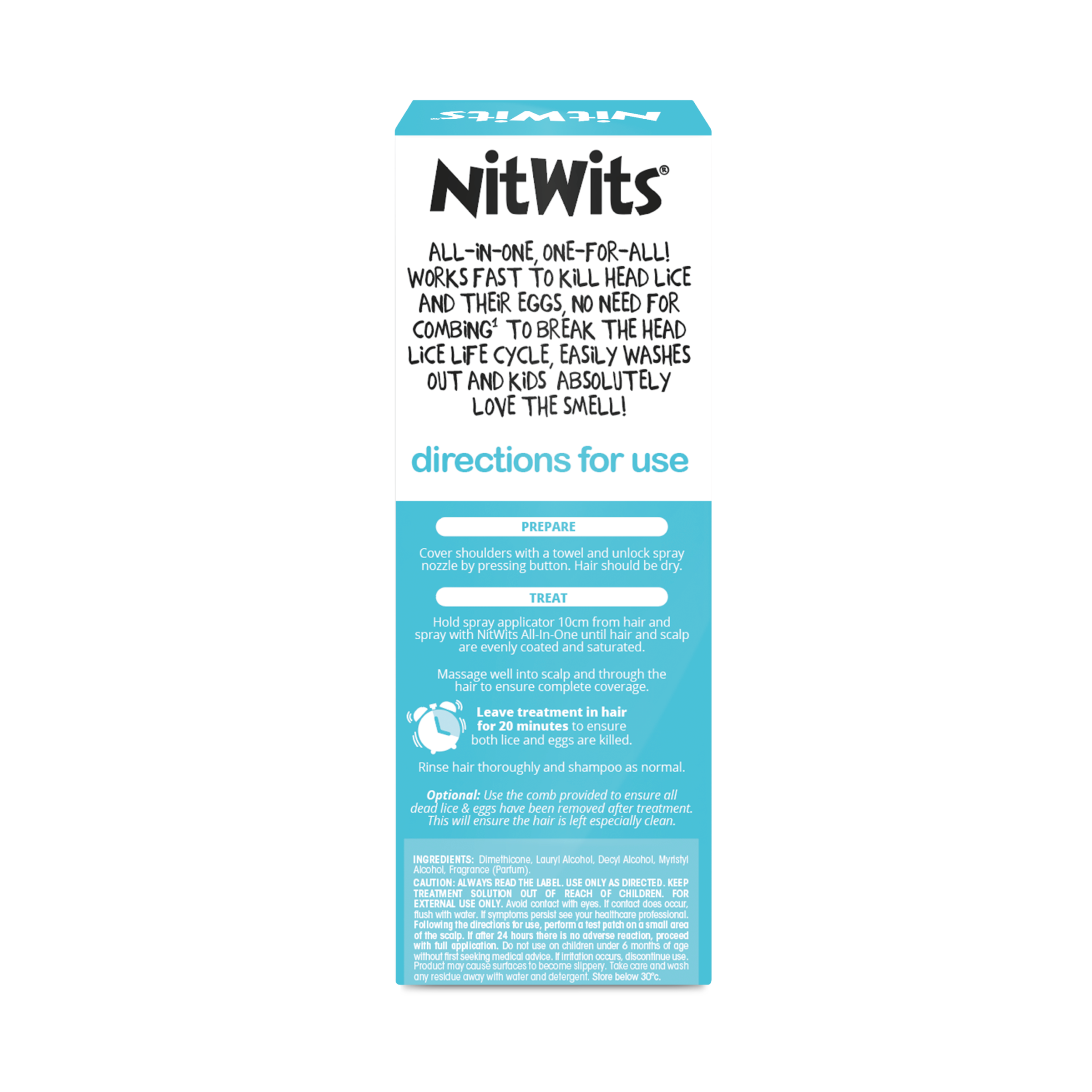 NITWITS HEAD LICE ALL IN ONE TREATMENT 120ML - Image 2