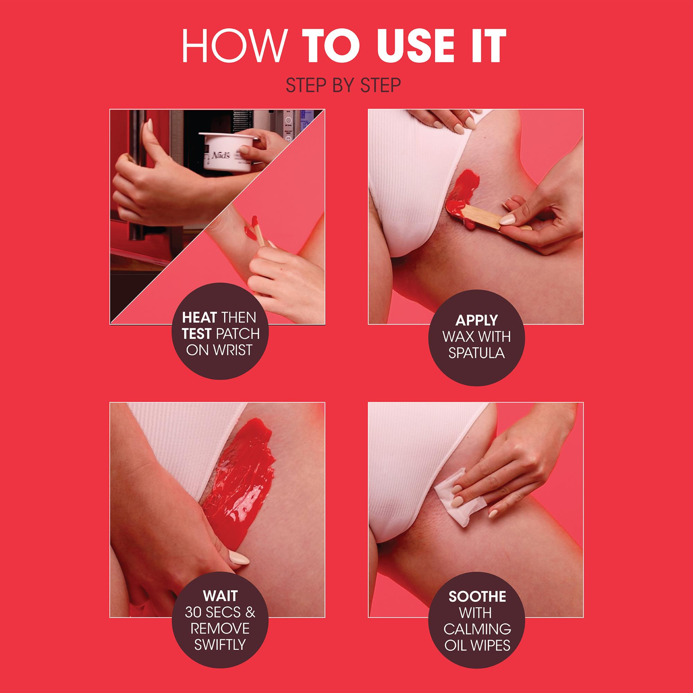 NADS WAX BRAZILIAN & BIKINI KIT 140G - Image 4