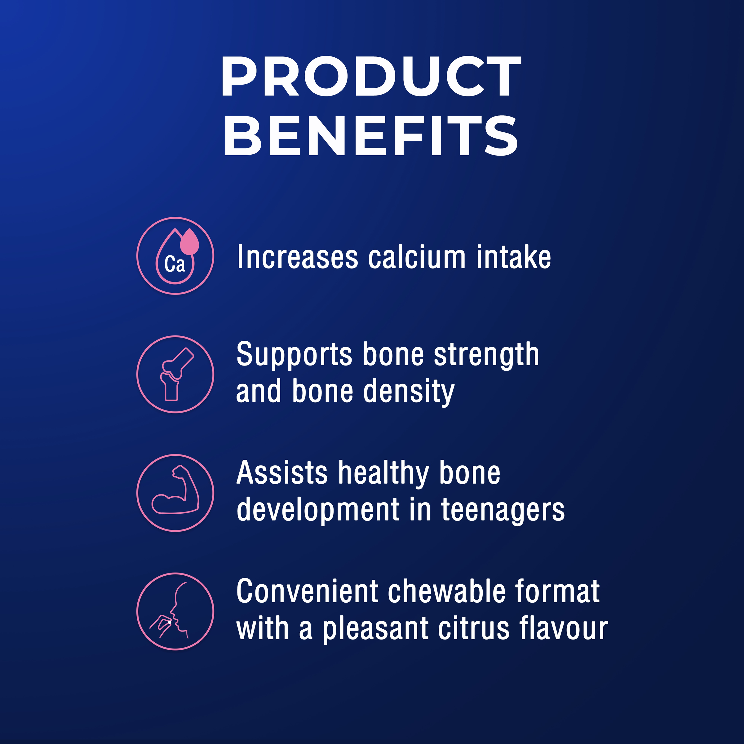 OSTELIN CALCIUM & VITAMIN D3 CITRUS 60 TABLETS - Image 3