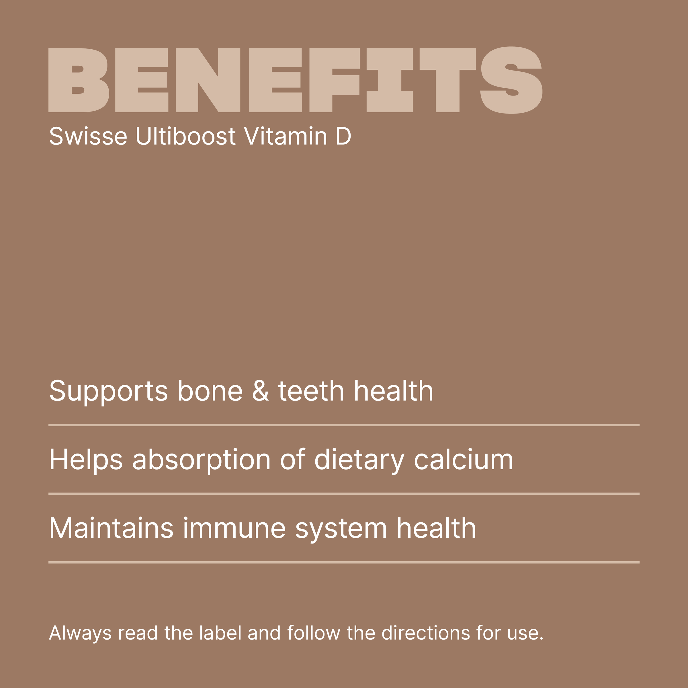 SWISSE ULTIBOOST VITAMIN D 250 CAPSULES - Image 3