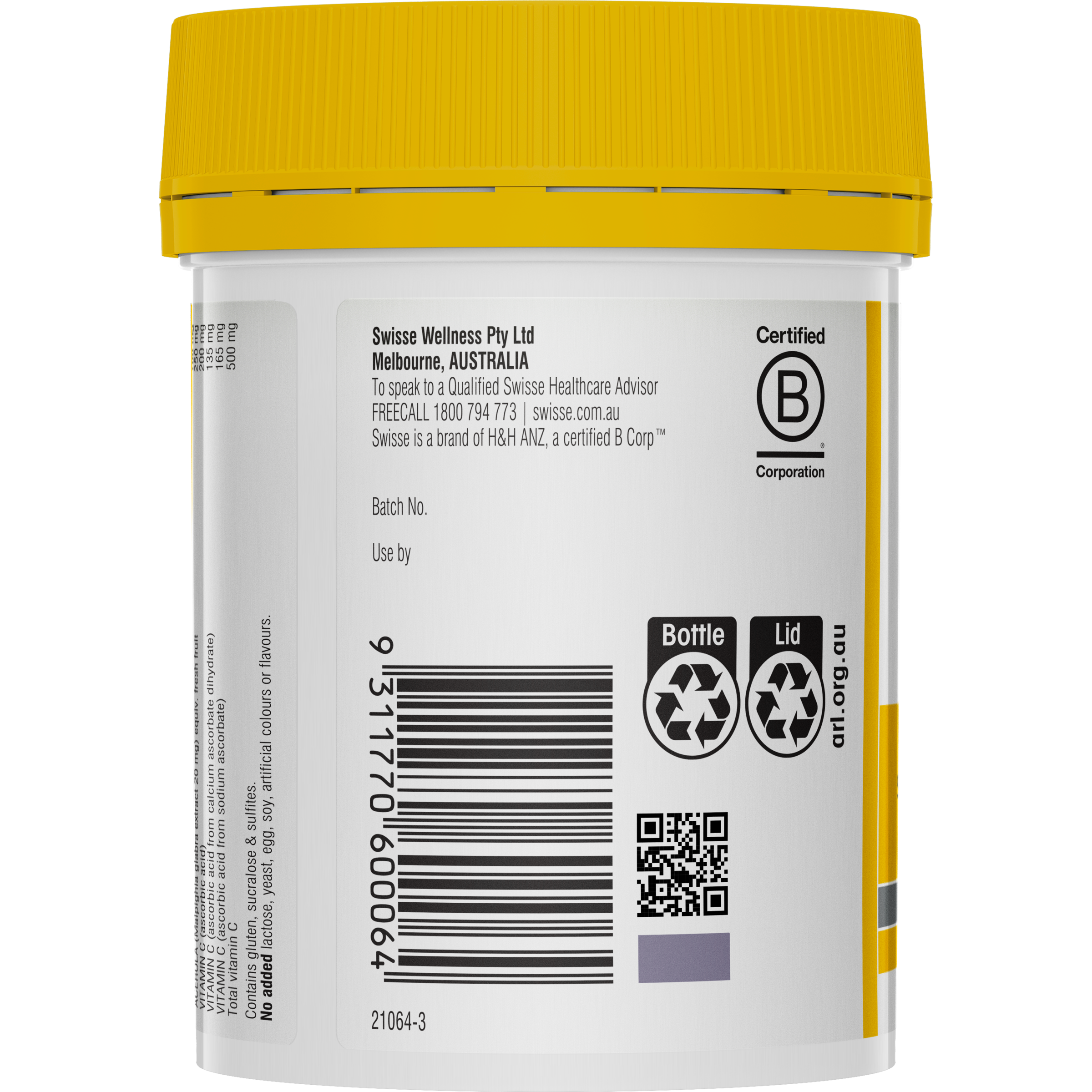 SWISSE VITAMIN C + MANUKA HONEY CHEWABLE TABLETS 120 - Image 4