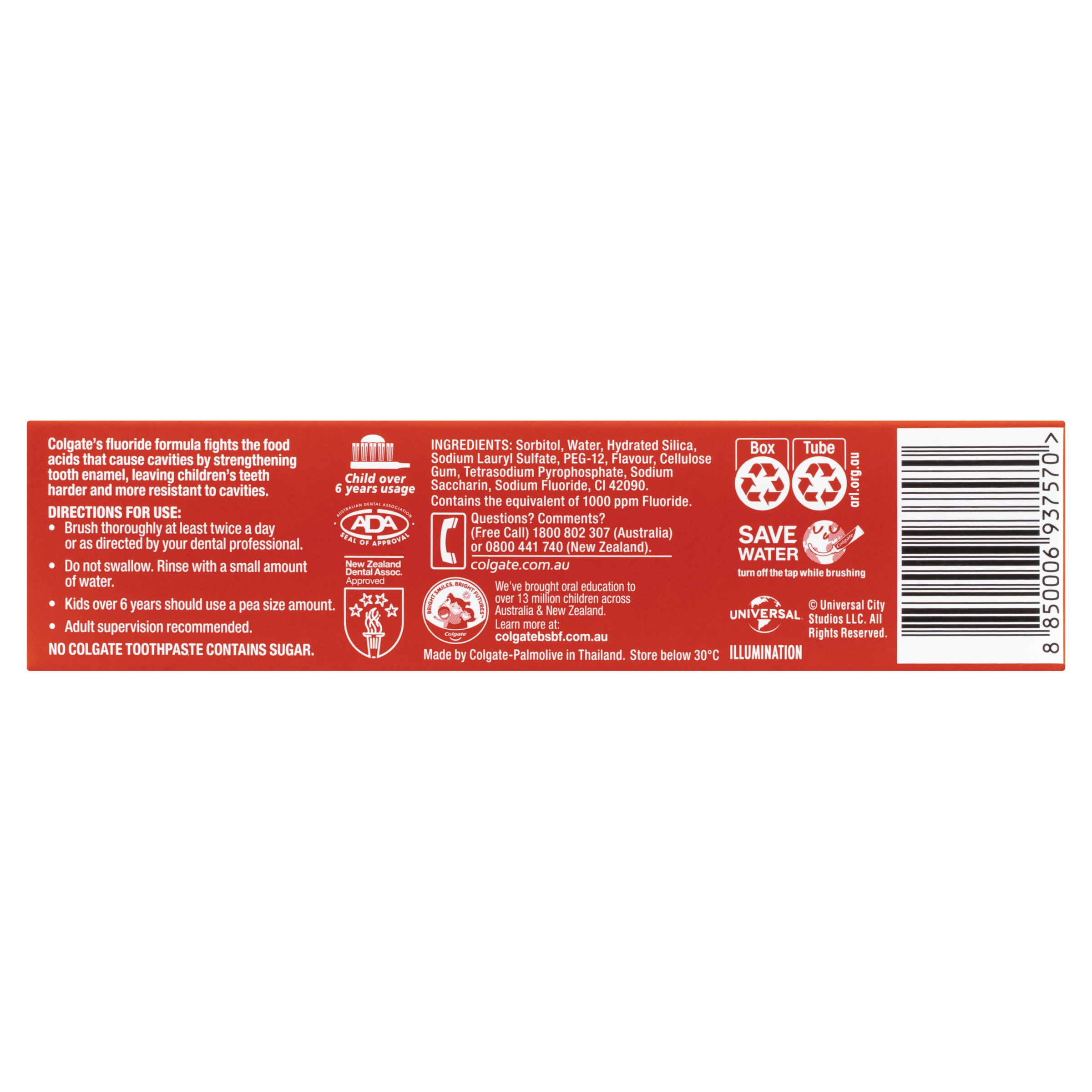 COLGATE TOOTHPASTE KIDS MINONS +6 YEARS 90G - Image 6