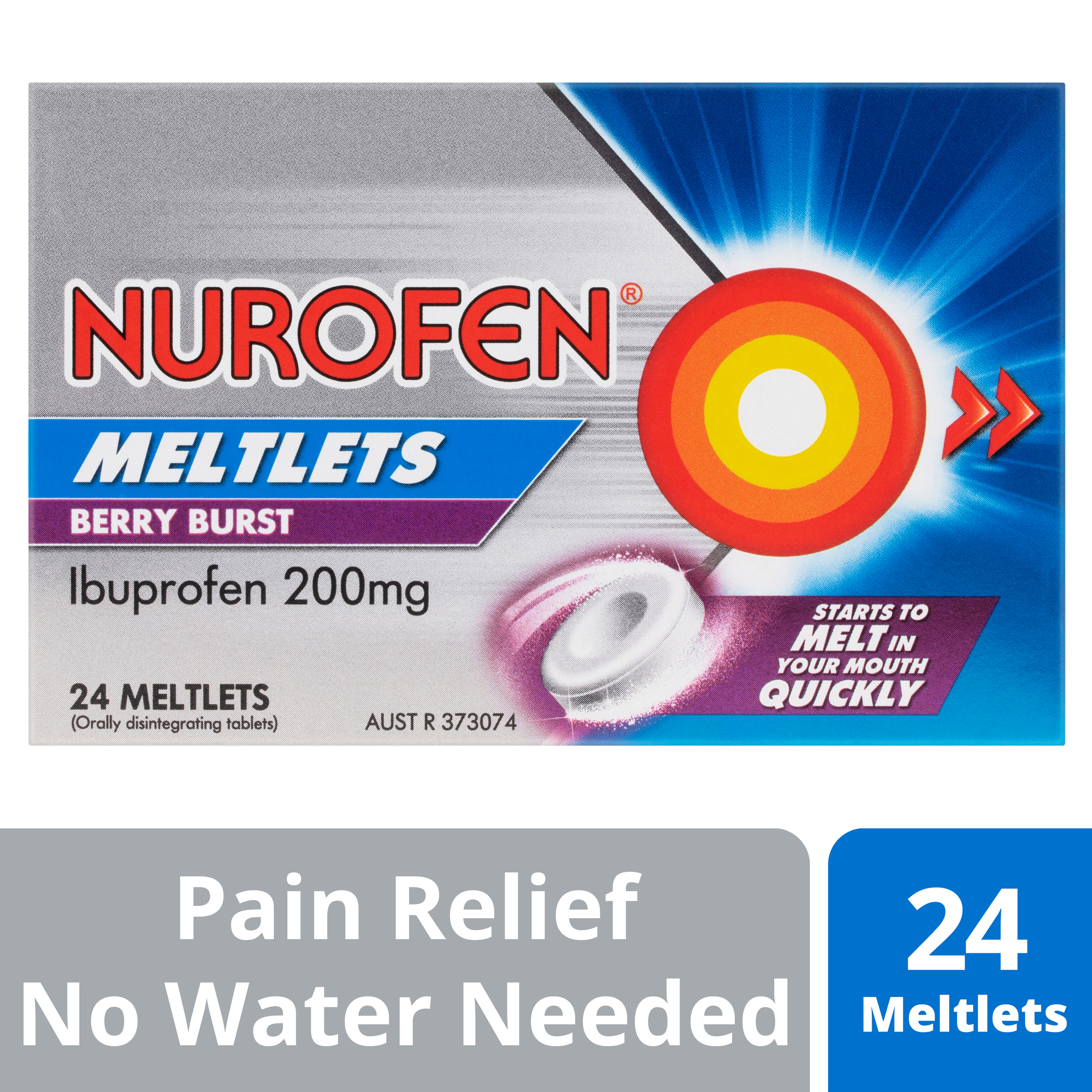 NUROFEN BERRY BURST 200MG 24 MELTLETS - Image 11