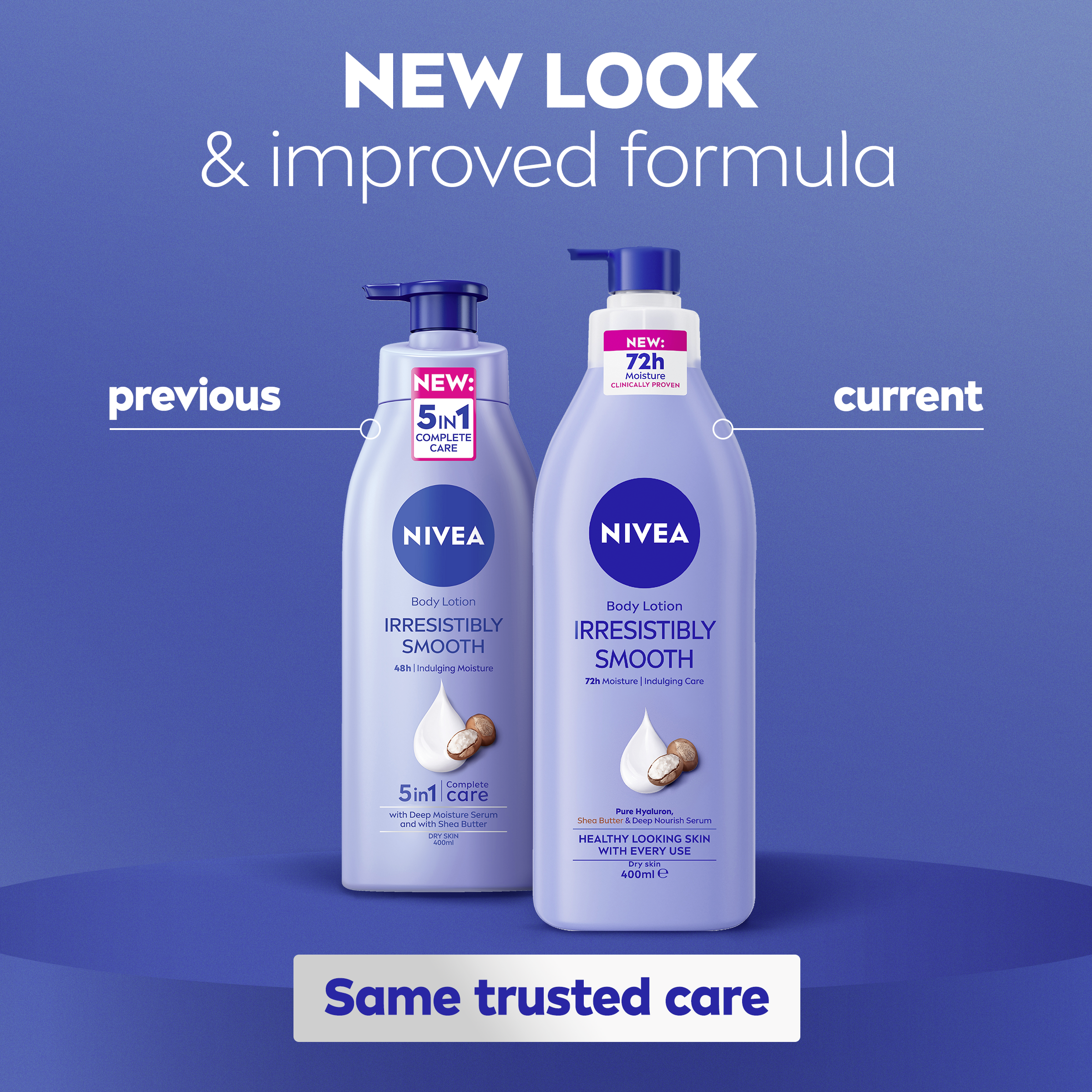 NIVEA IRRESISTIBLY SMOOTH BODY LOTION 400ML - Image 5
