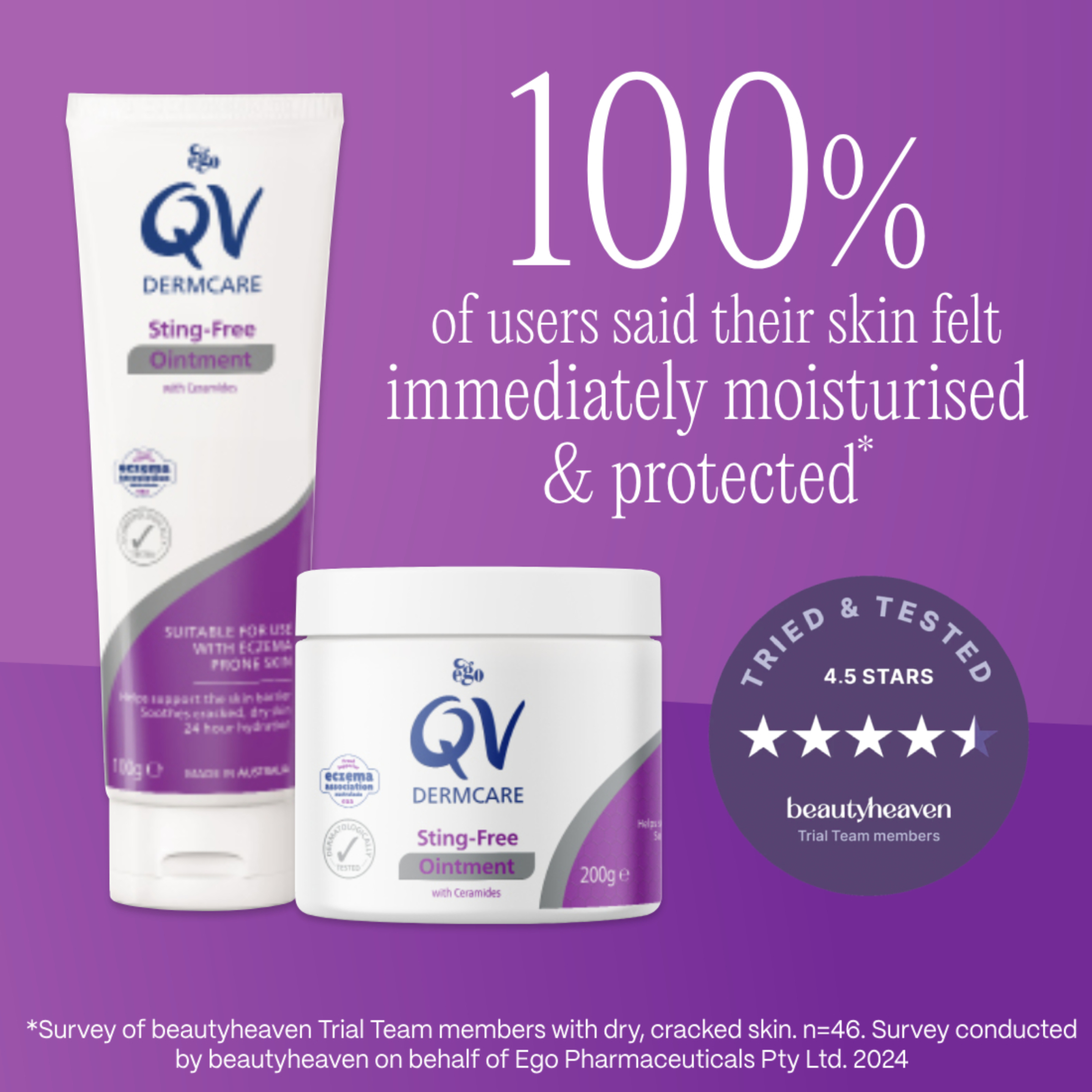 EGO QV DERMCARE STING FREE OINTMENT 200G - Image 3