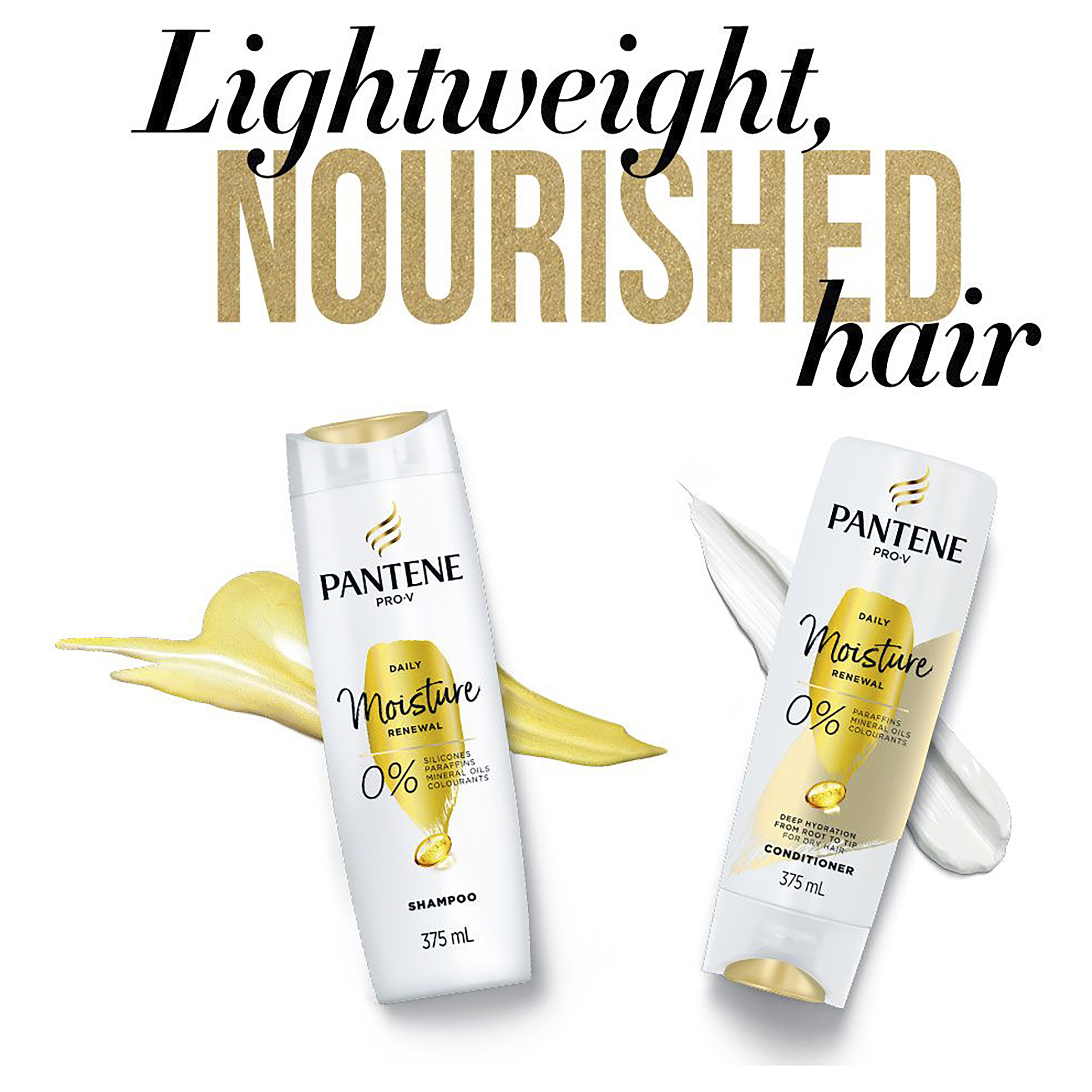 PANTENE PRO V DAILY MOISTURE RENEWAL SHAMPOO 375ML - Image 5