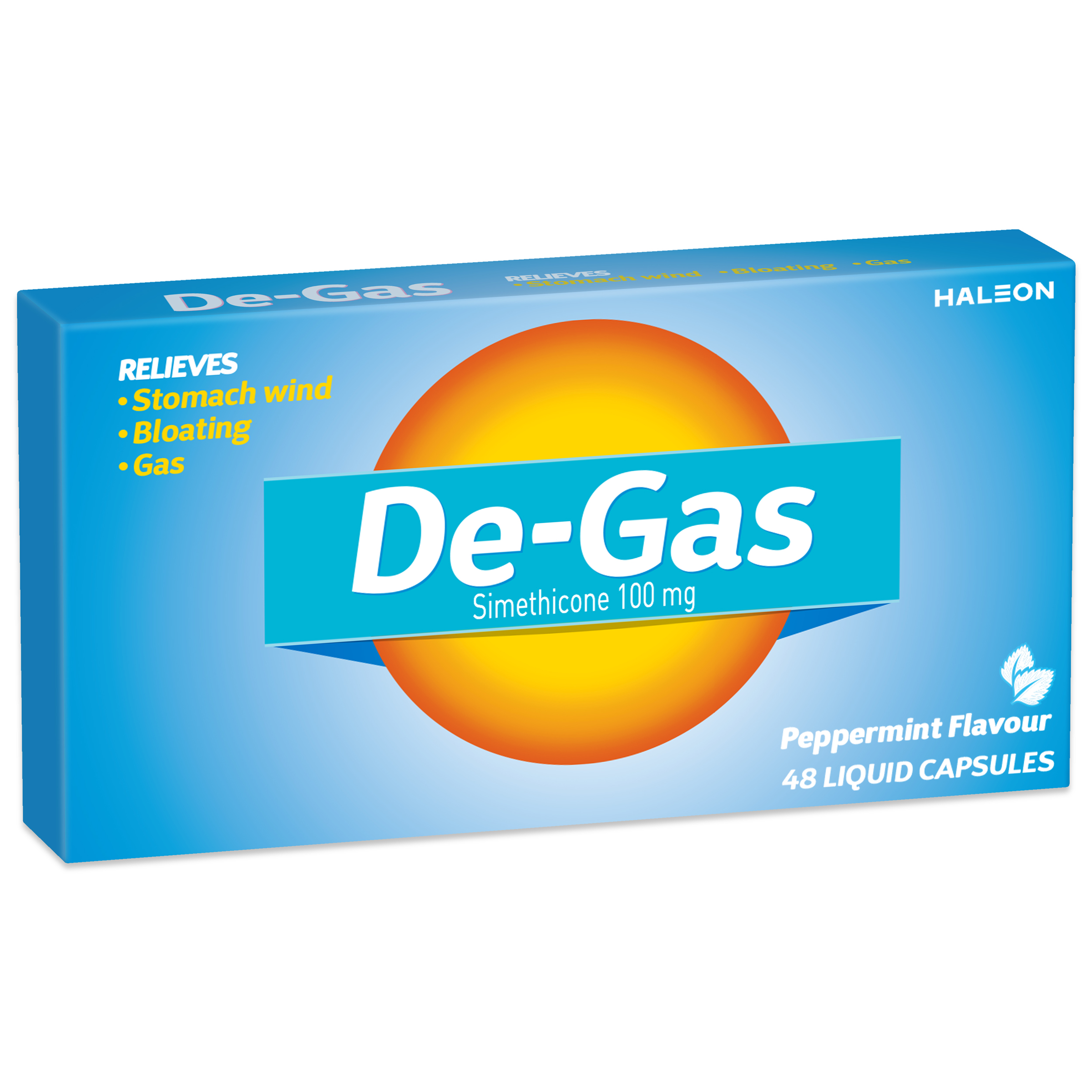 DE-GAS PEPPERMINT 48 CAPSULES - Image 11