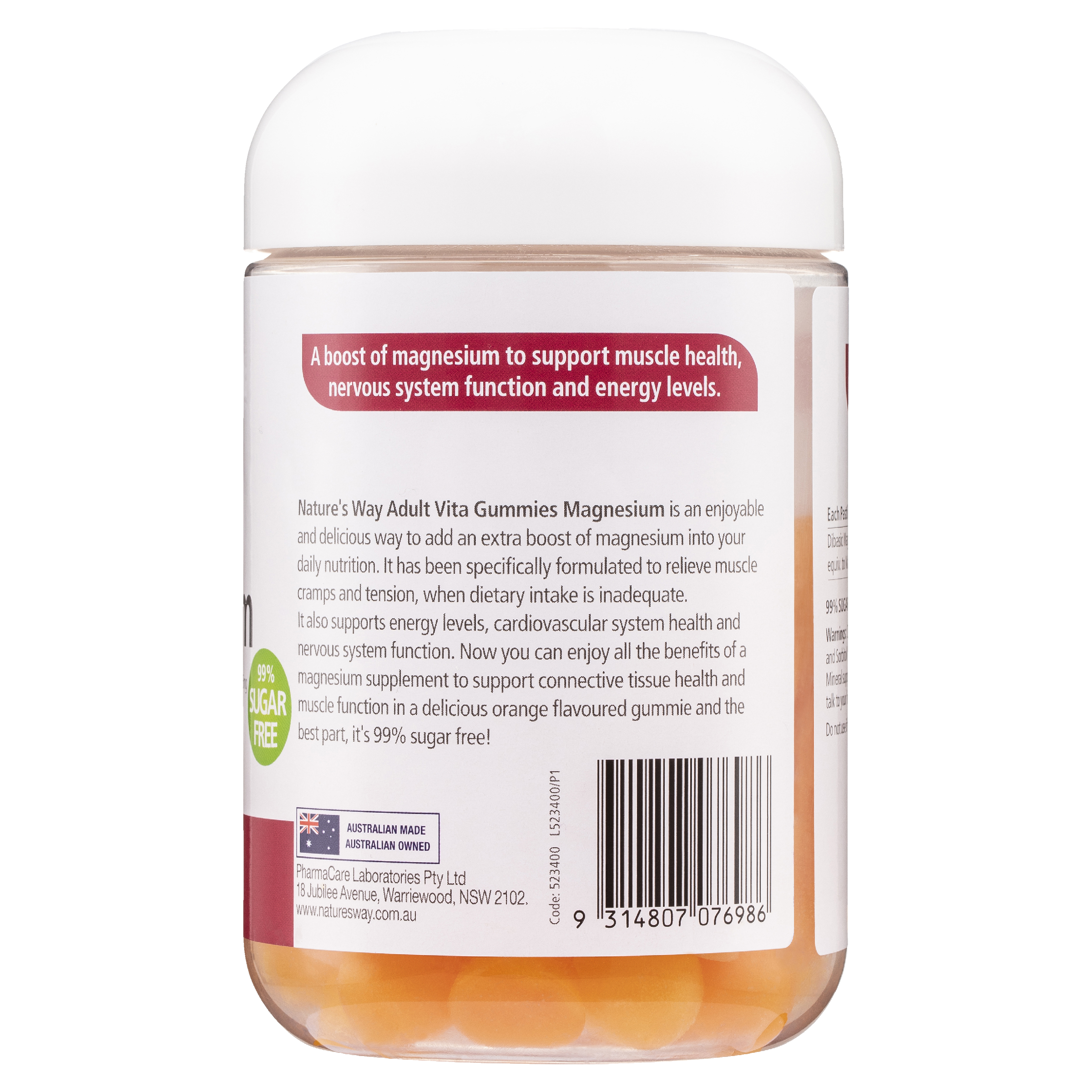 NATURES WAY MAGNESIUM GUMMIES 80 - Image 4