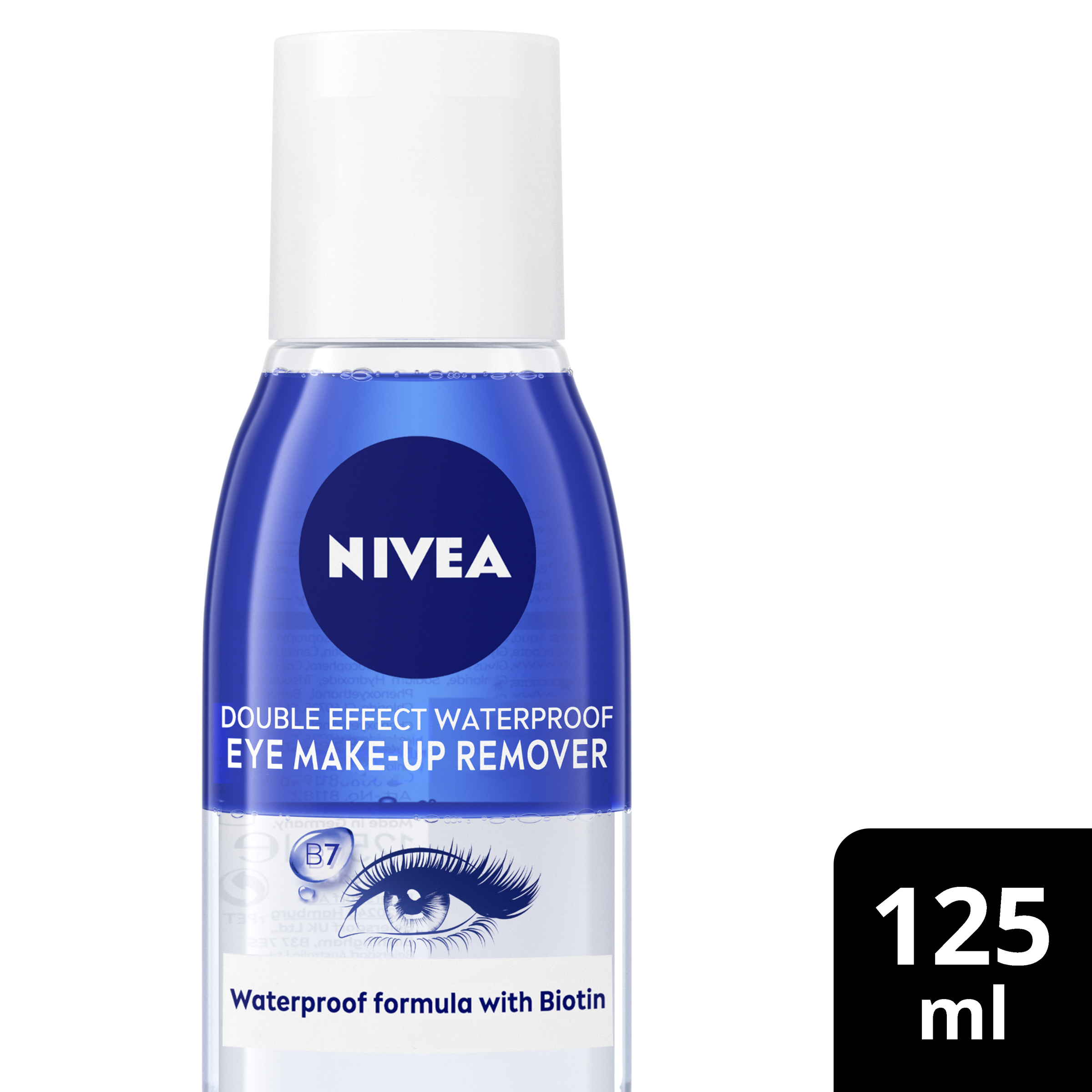 NIVEA DOUBLE EFFECT EYE MAKEUP REMOVER 125ML - Image 8