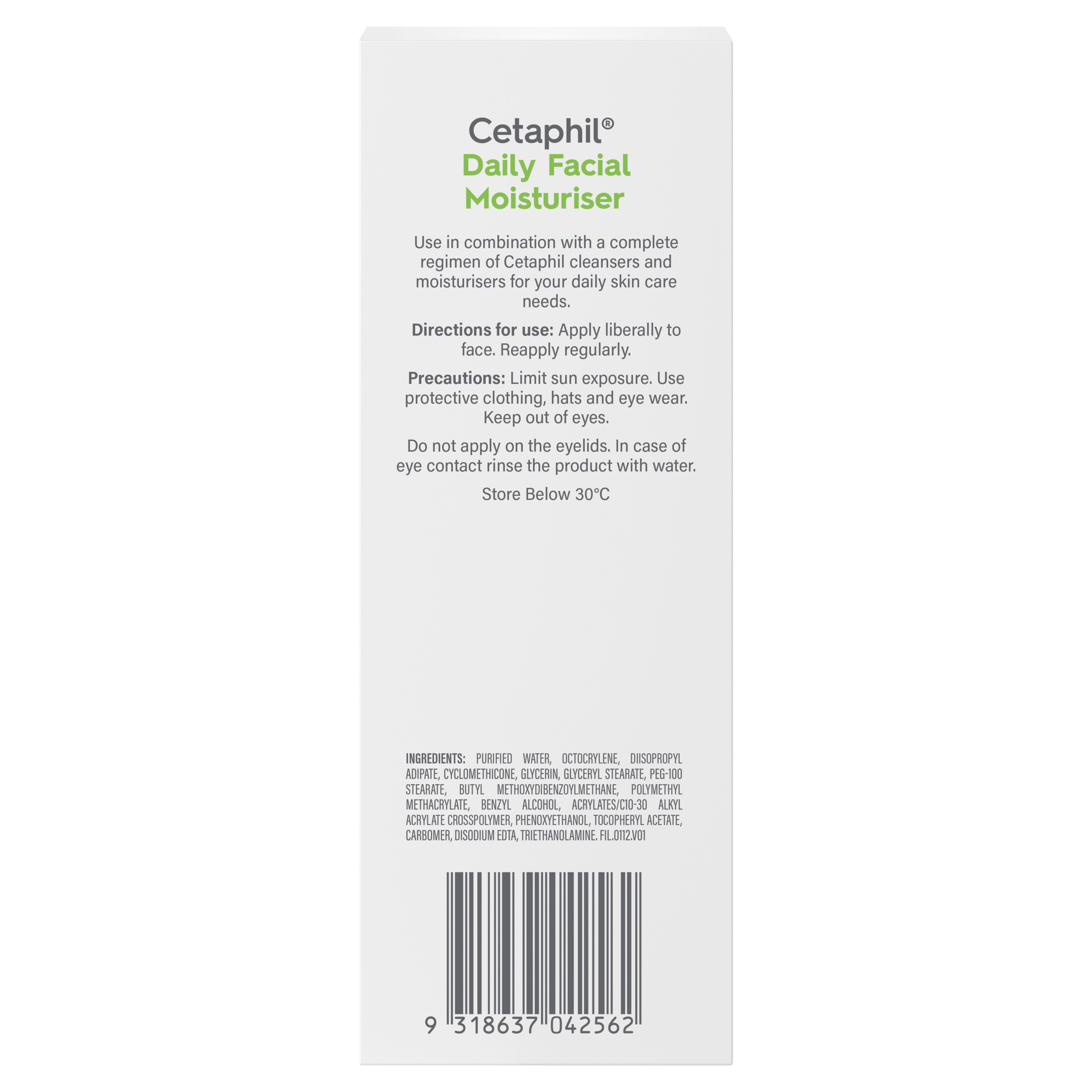 CETAPHIL DAILY FACIAL MOISTURISER 118ML - Image 2