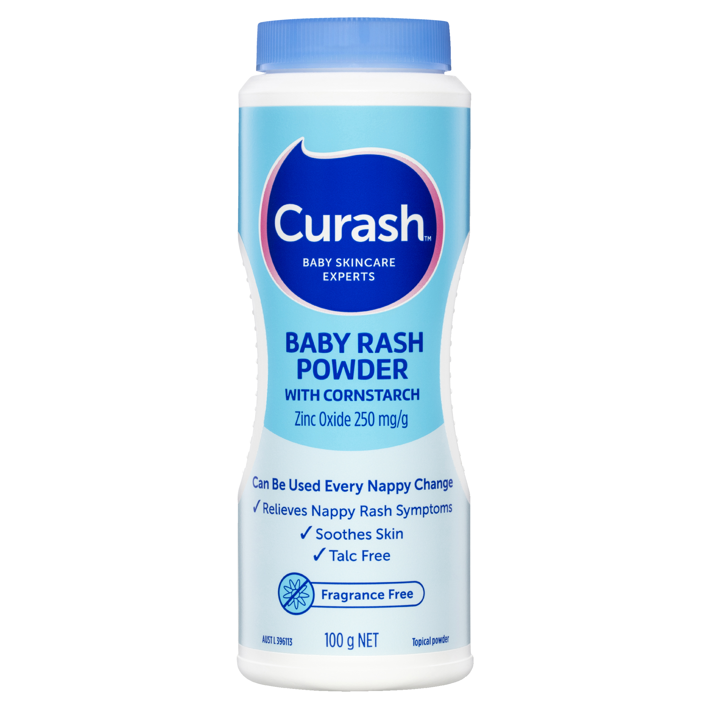 CURASH BABYCARE ANTI-RASH BABY POWDER 100G - Image 2
