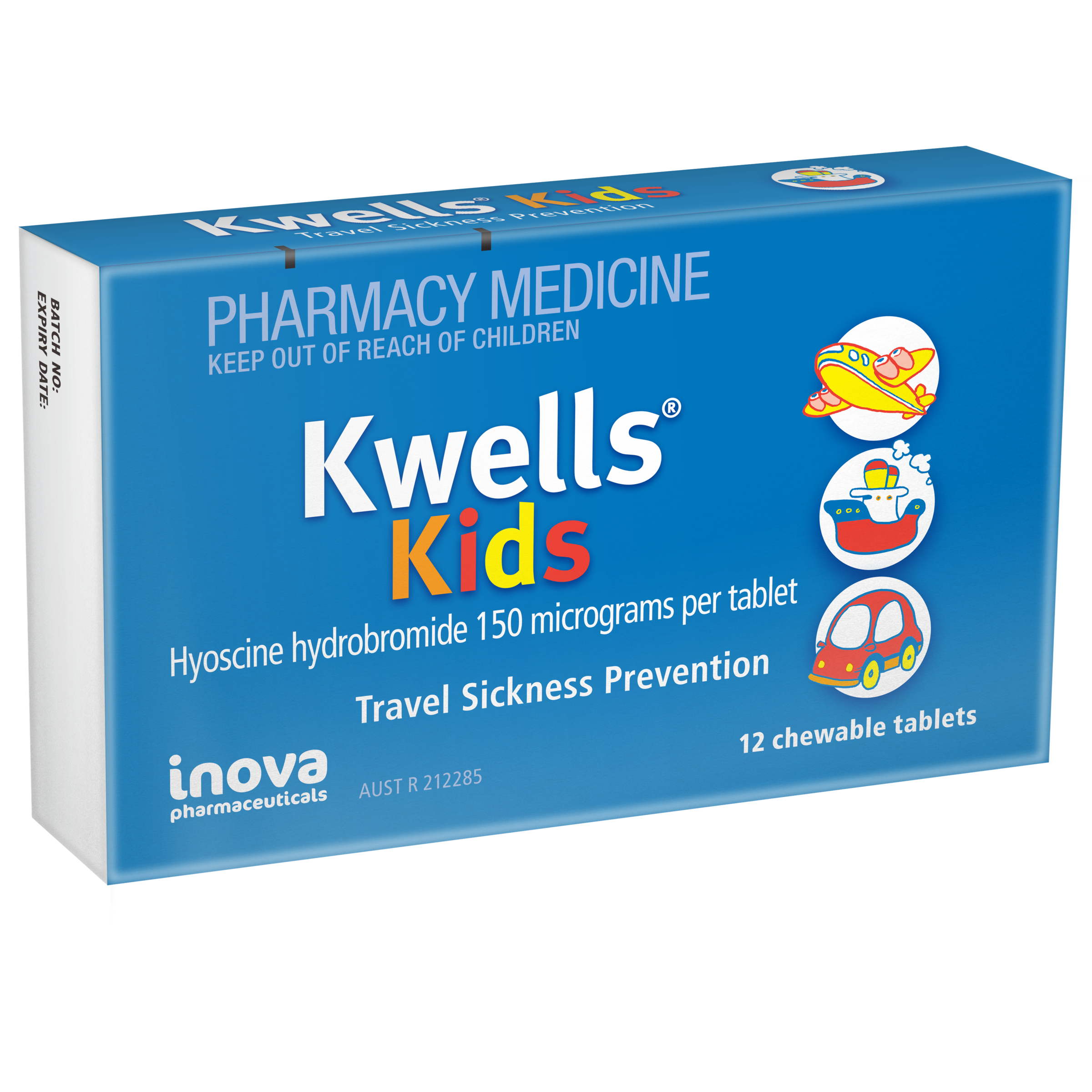 KWELLS KIDS TRAVEL SICKNESS PREVENTION 12 TABLETS - Image 5