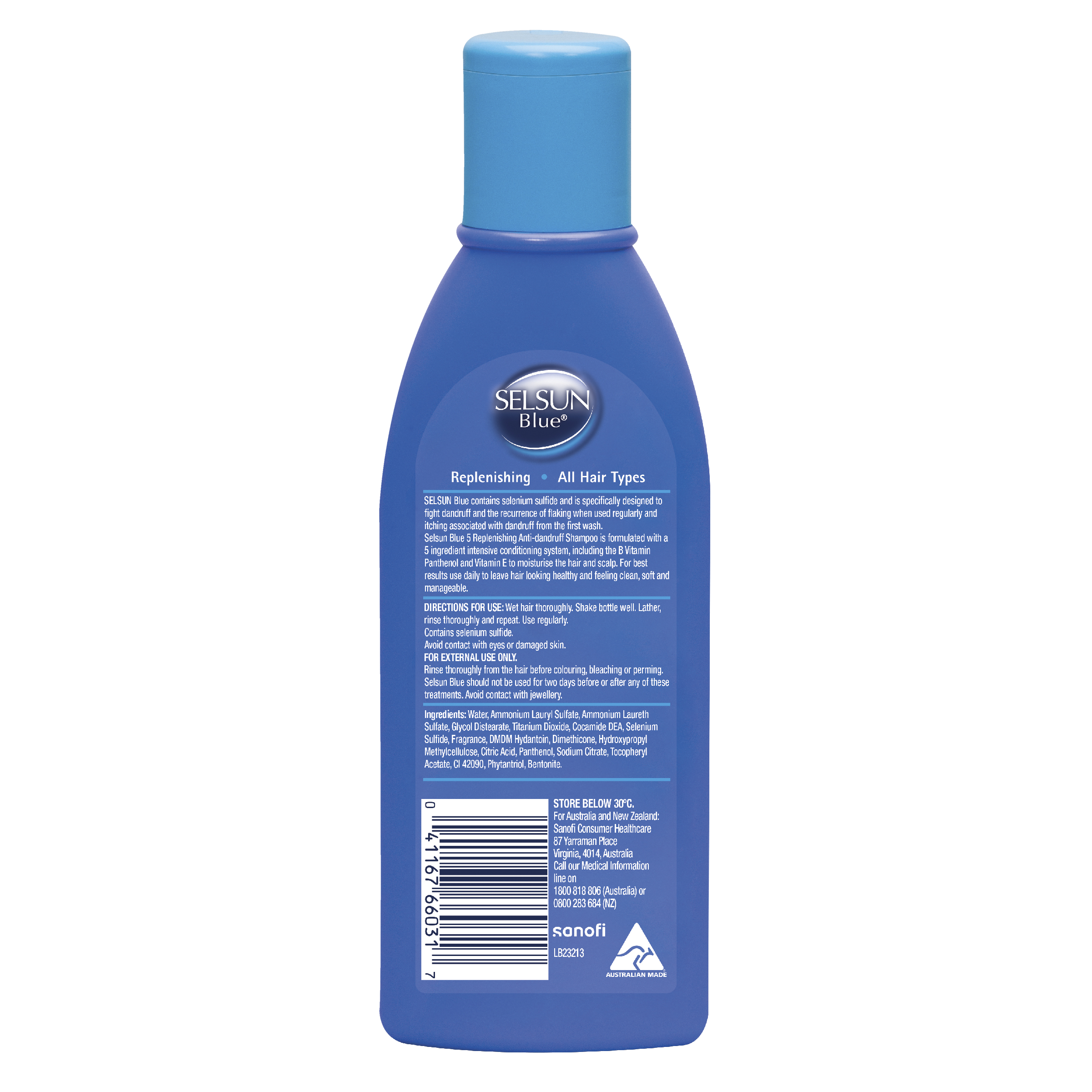 SELSUN BLUE REPLENISHING SHAMPOO 200ML - Image 2