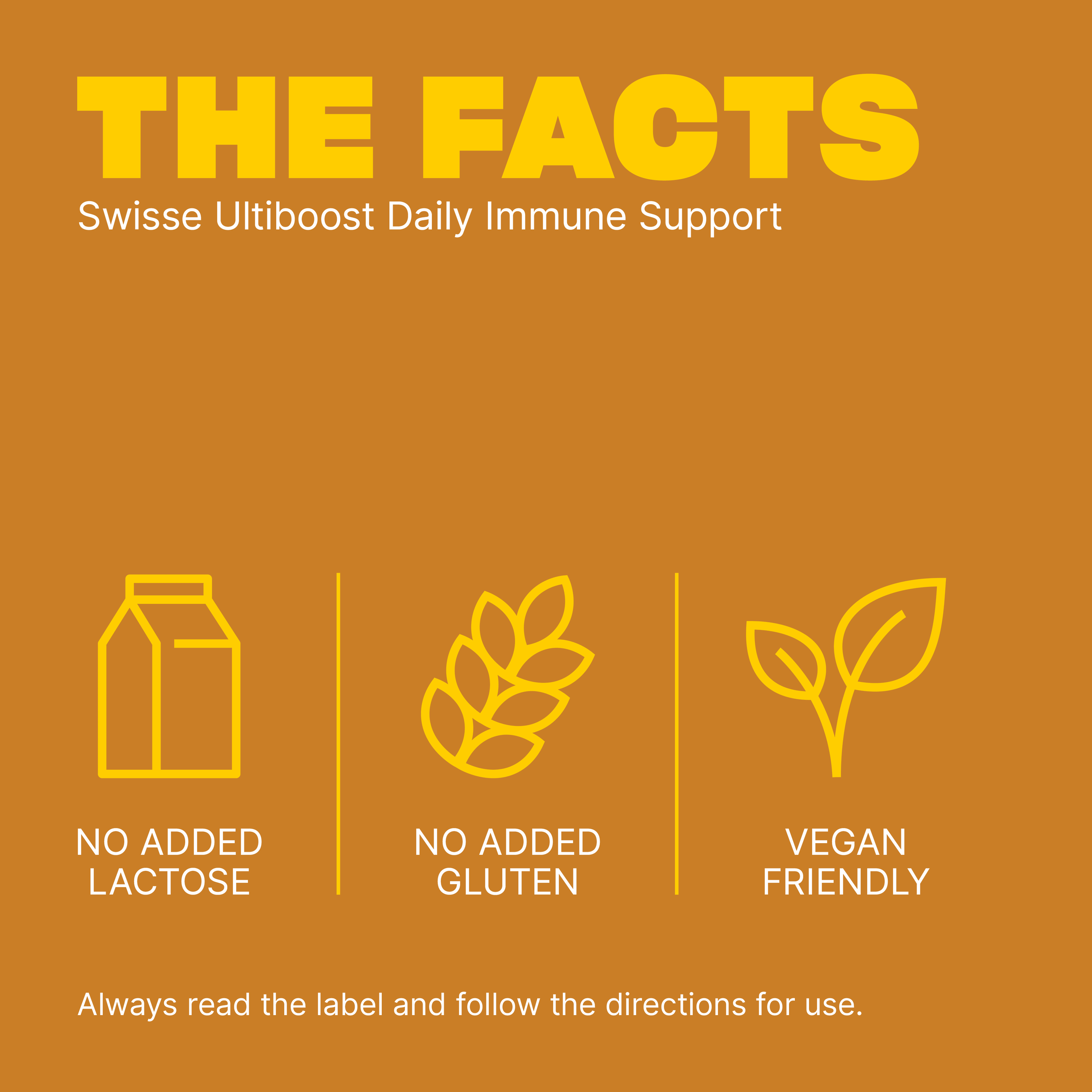 SWISSE ULTIBOOST DAILY IMMUNE SUPPORT 60 TABLETS - Image 6