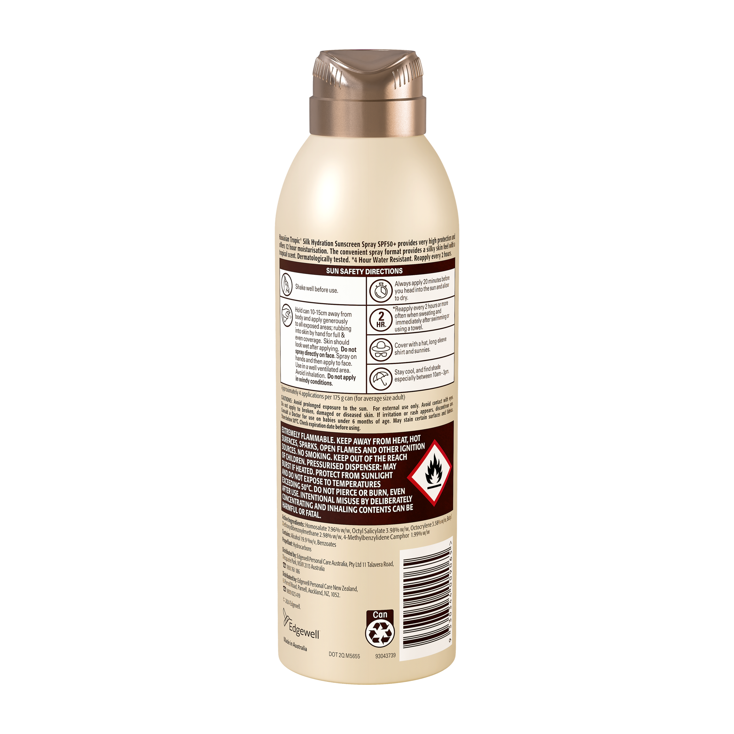 HAWAIIAN TROPIC CLEAR SPRAY 175G - Image 2