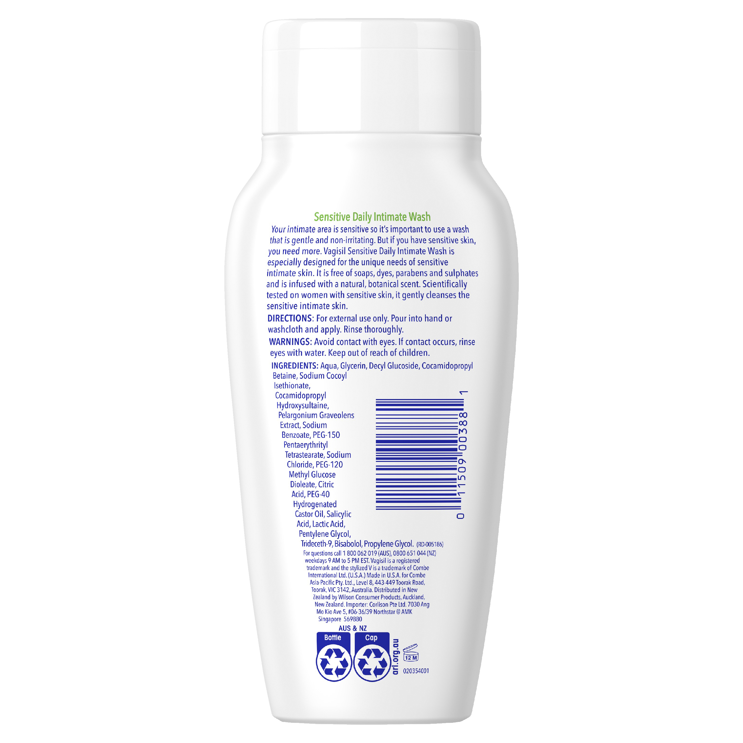 VAGISIL INTIMATE WASH SENSITIVE 240ML - Image 4