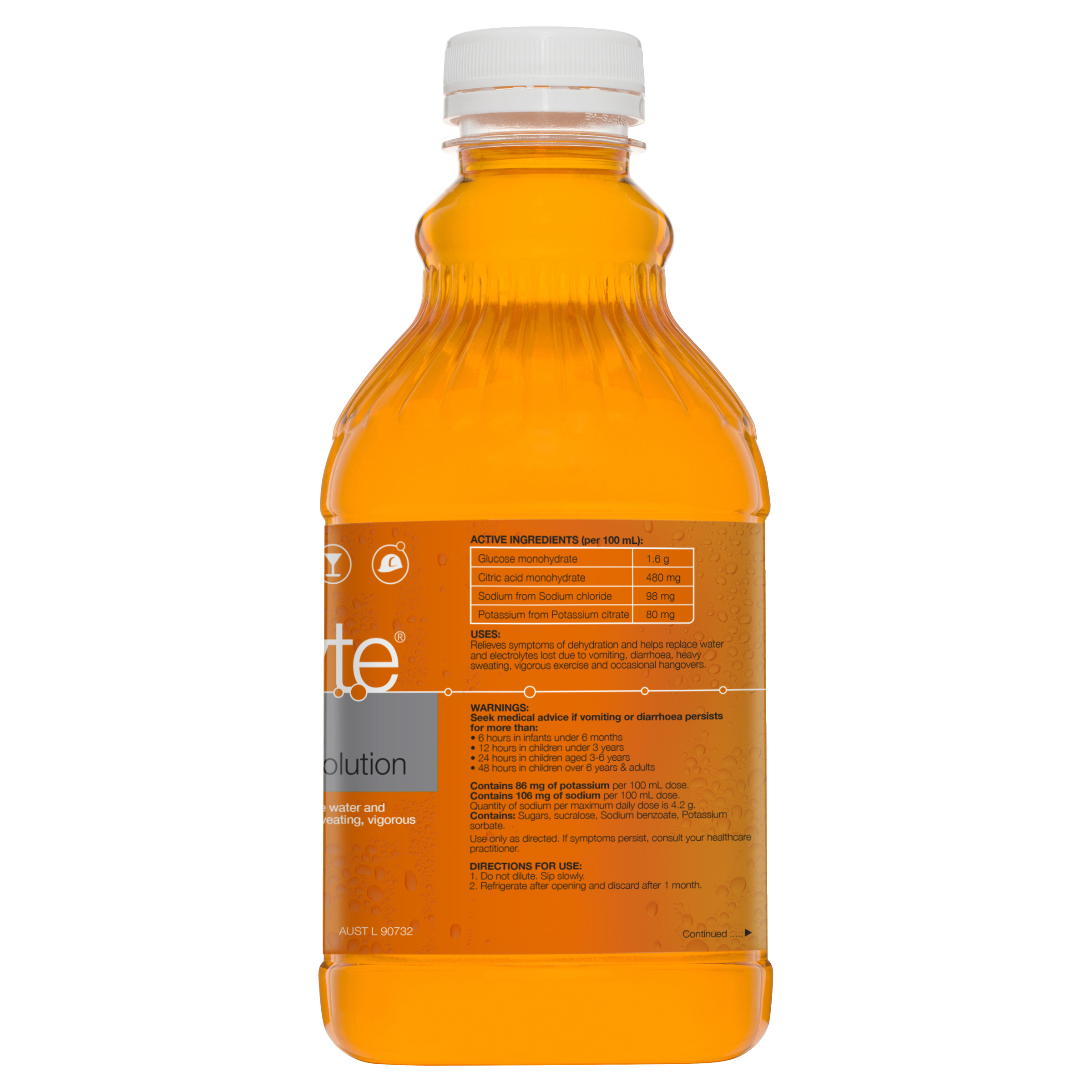 HYDRALYTE LIQUID ORANGE 1 LITRE - Image 3