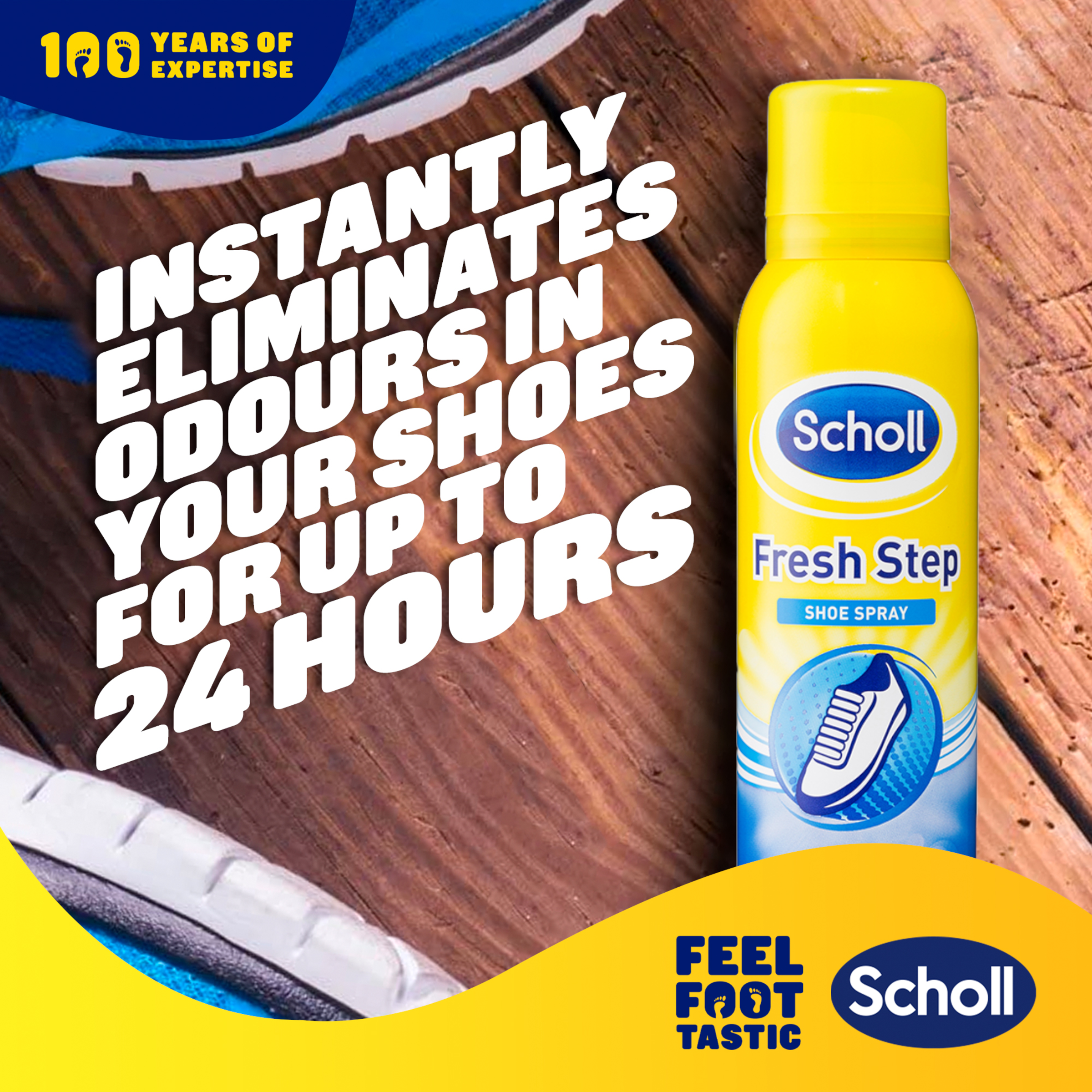 SCHOLL FRESH STEP SHOE SPRAY 100G - Image 4