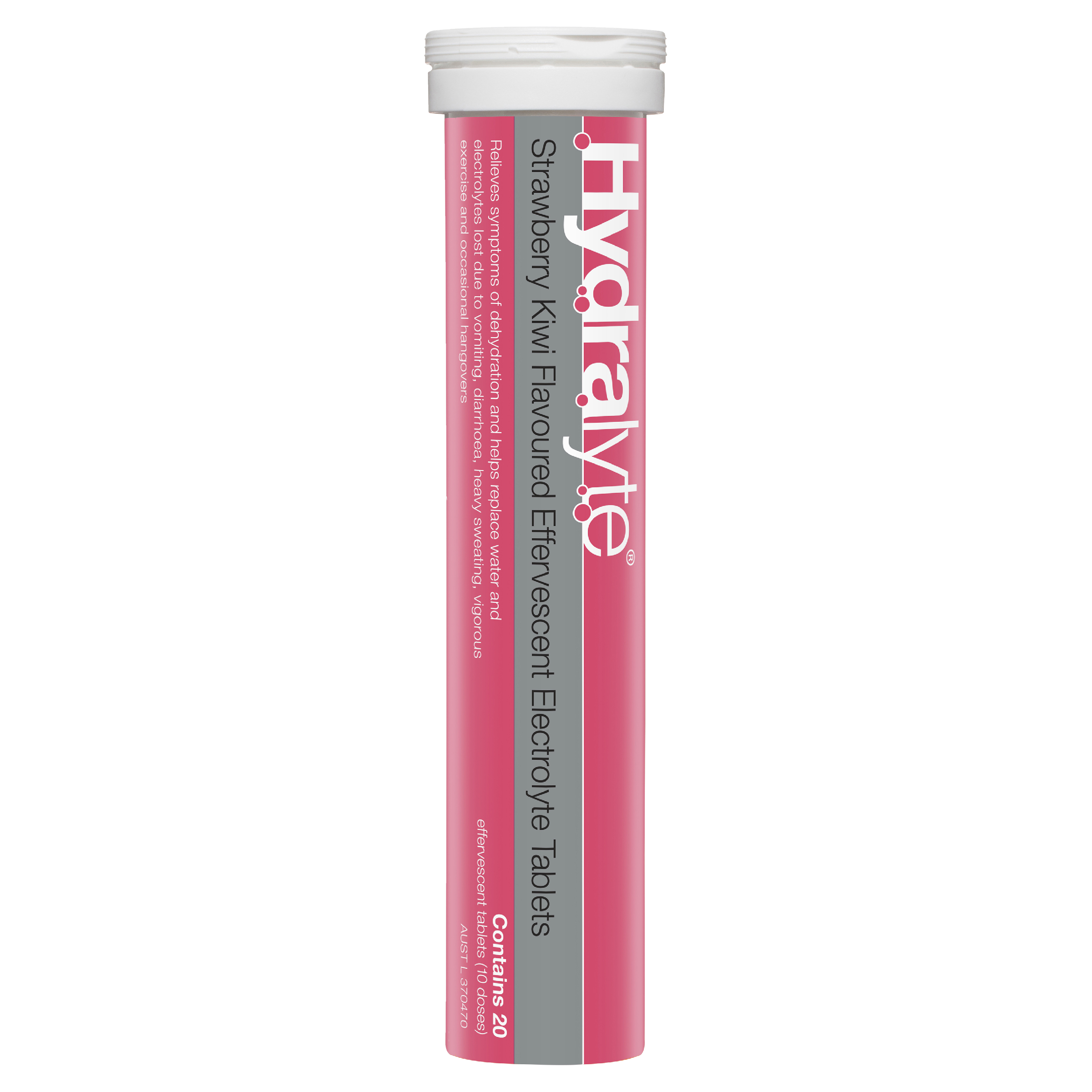 HYDRALYTE EFFERVESCENT STRAWBERRY KIWI 20 TABLETS - Image 3