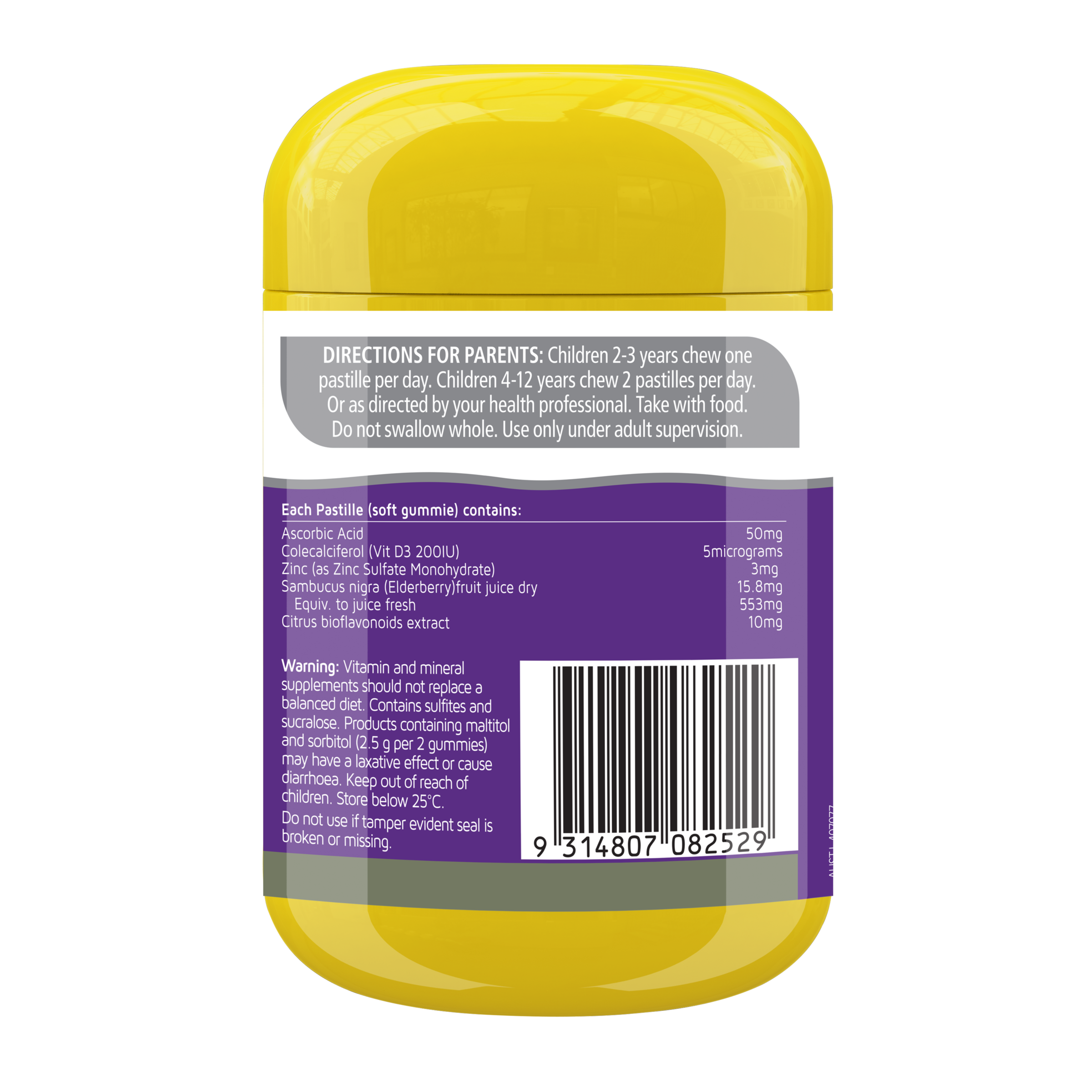 NATURES WAY KIDS SMART VITA GUMMIES TRIPLE IMMUNE SUPPORT 50 - Image 2
