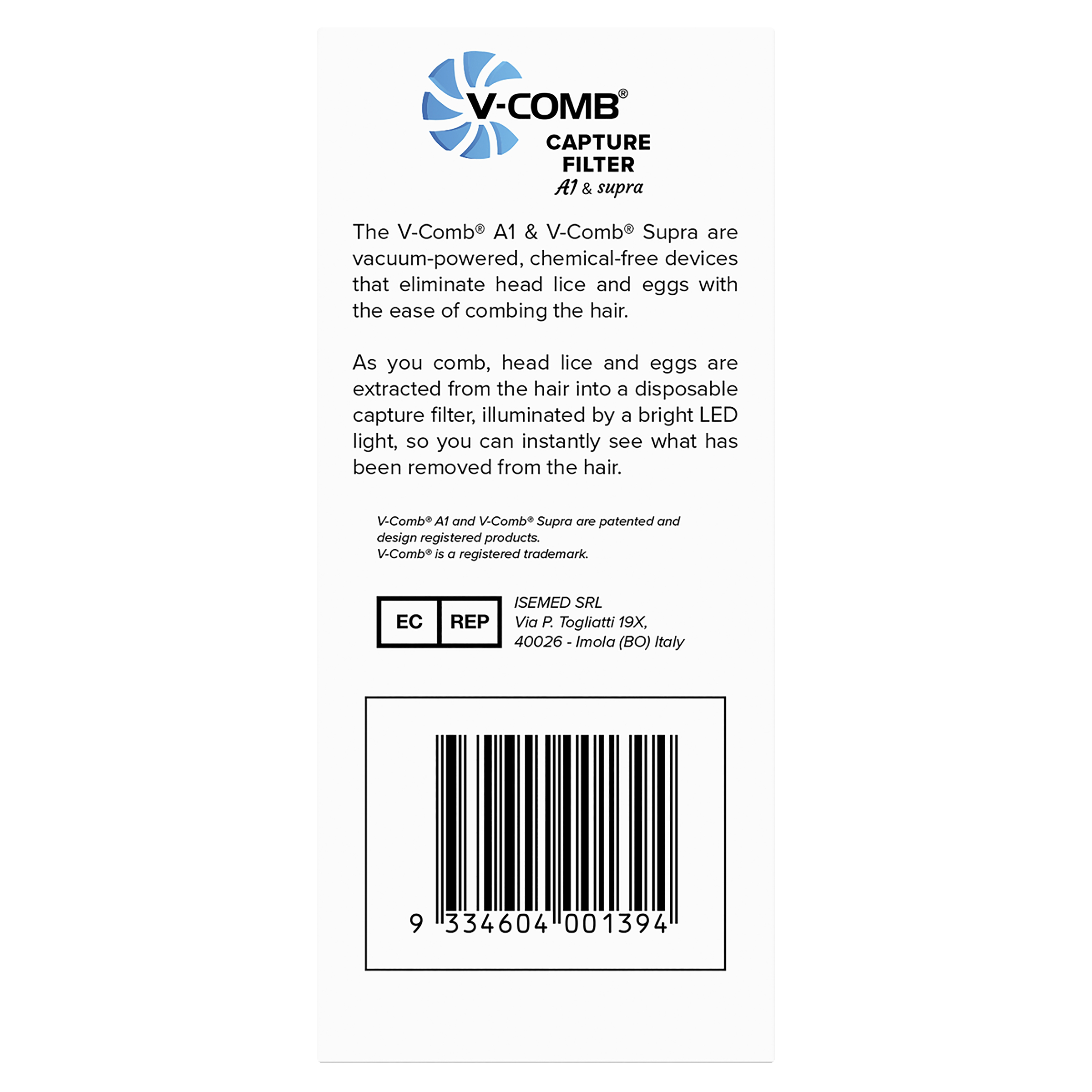LICETEC V-COMB A1 SUPRA CAPTRUE FILTERS 6 PACK - Image 4