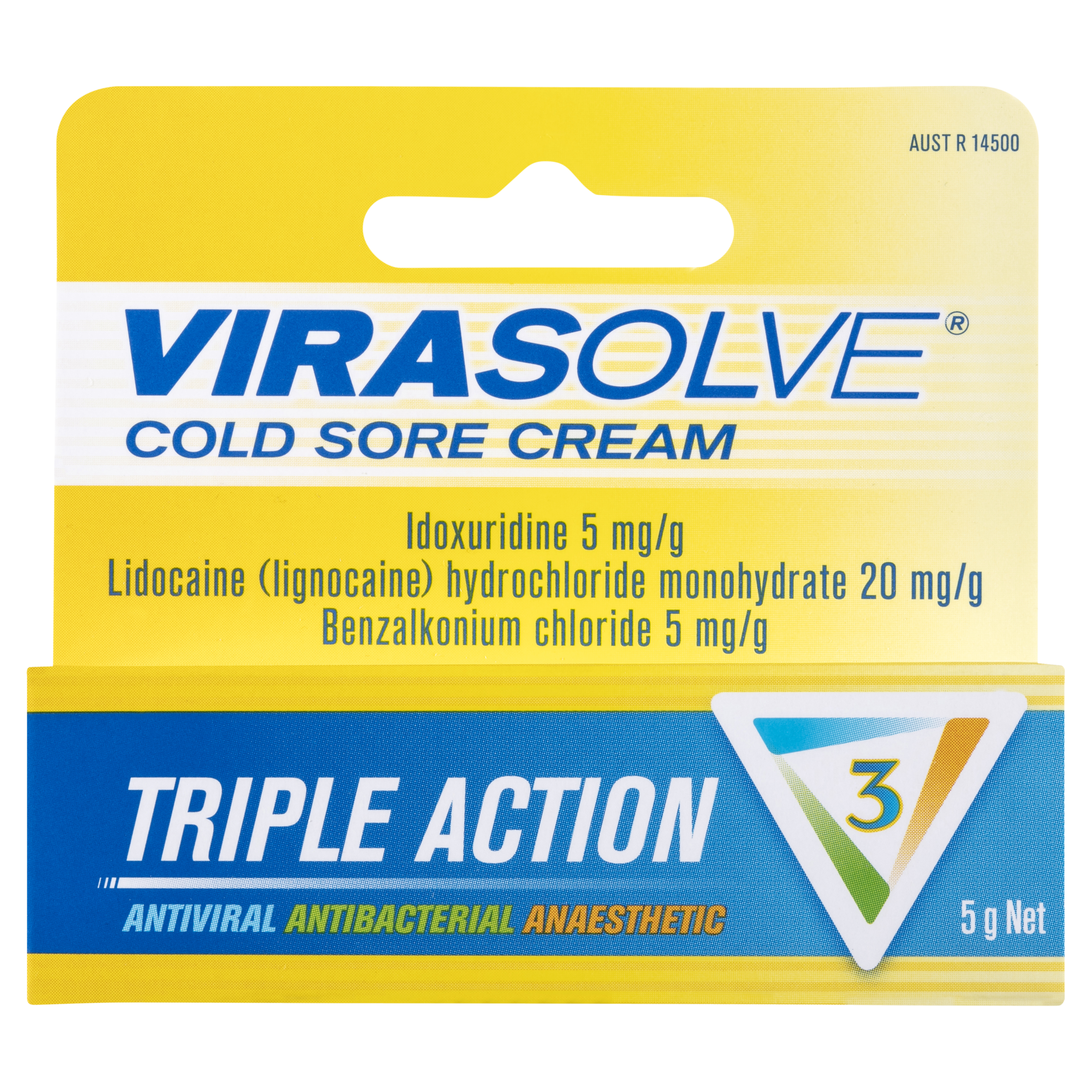 VIRASOLVE COLD SORE CREAM 5G - Image 2