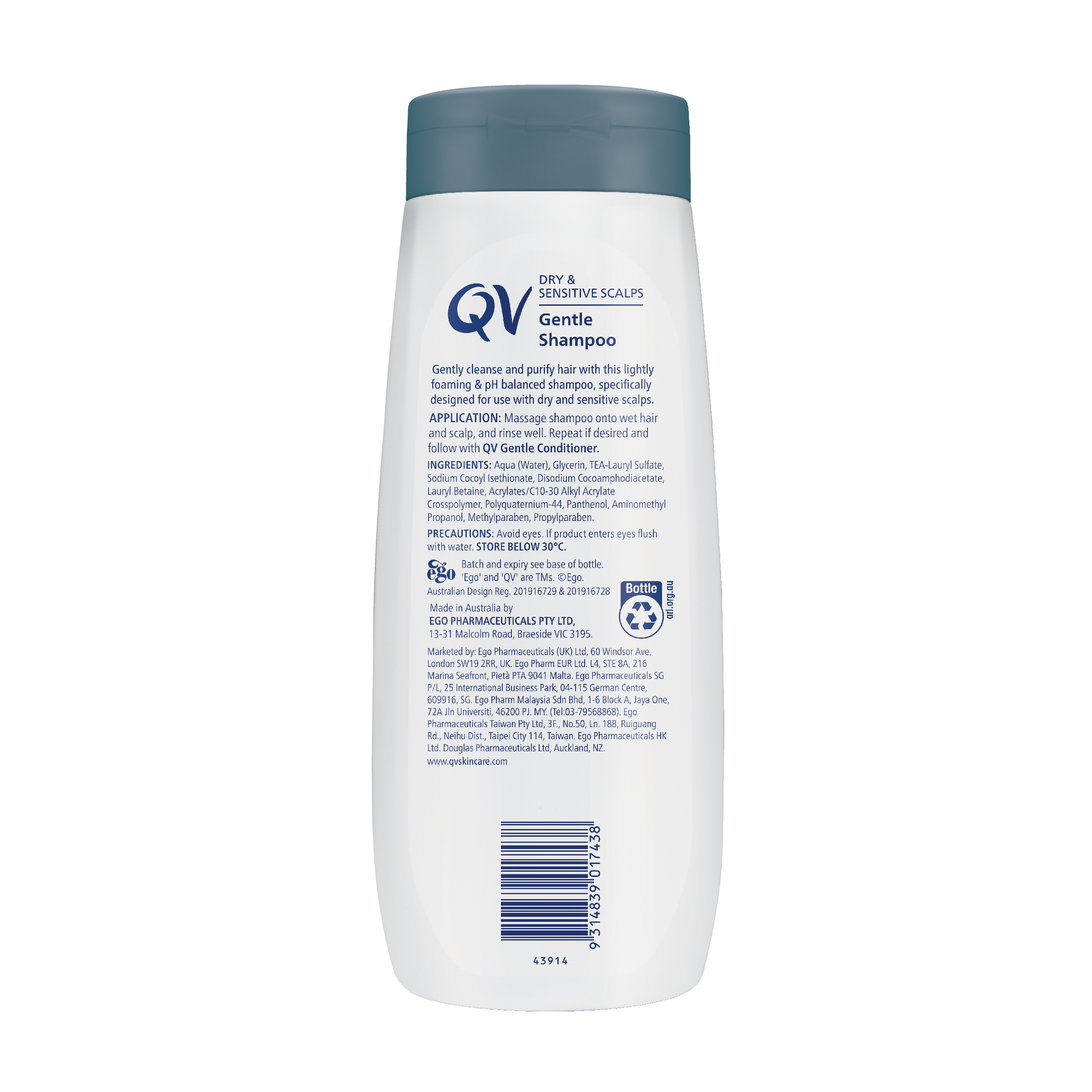 EGO QV GENTLE SHAMPOO 500G - Image 2