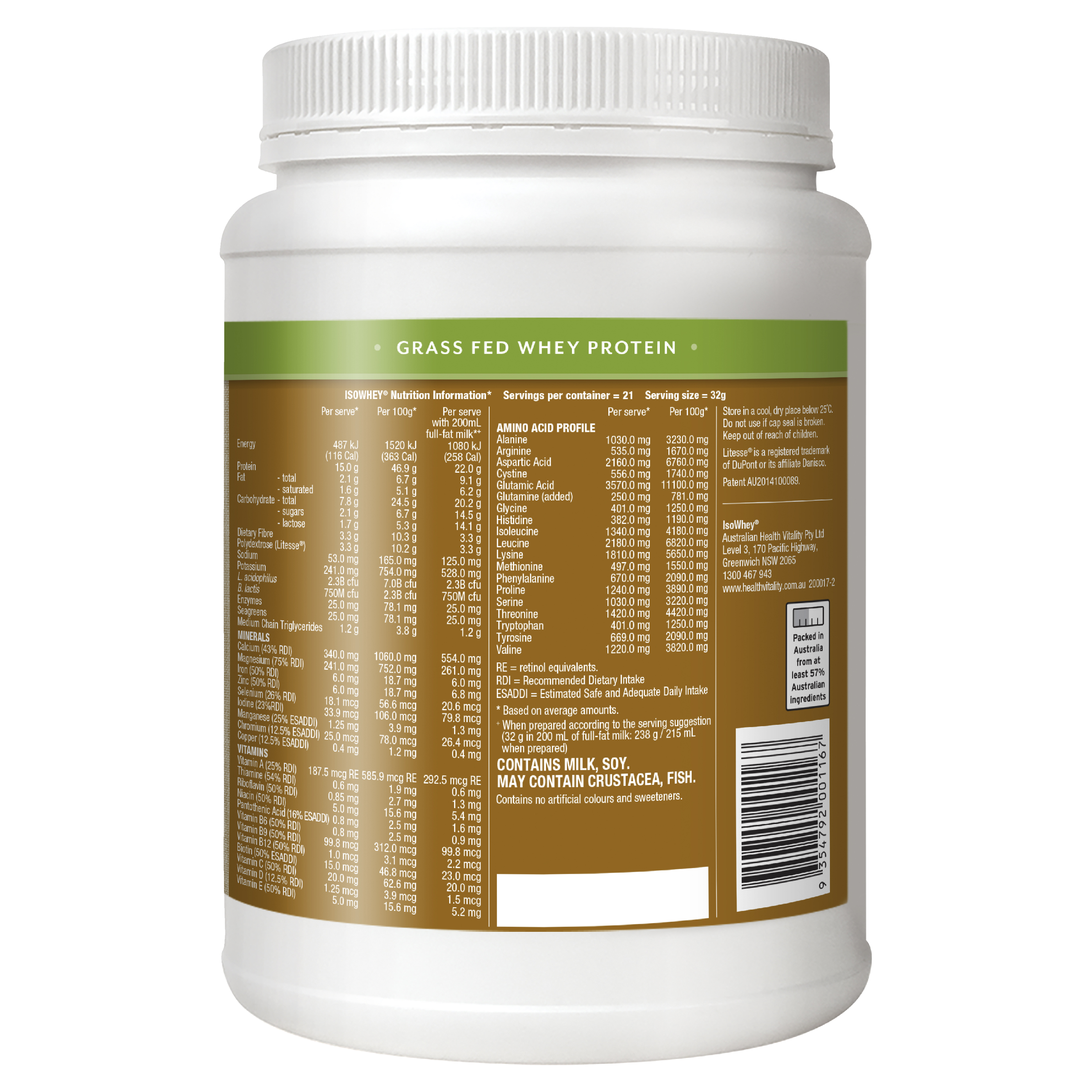 ISOWHEY COMPLETE CLASSIC COFFEE 672G - Image 3