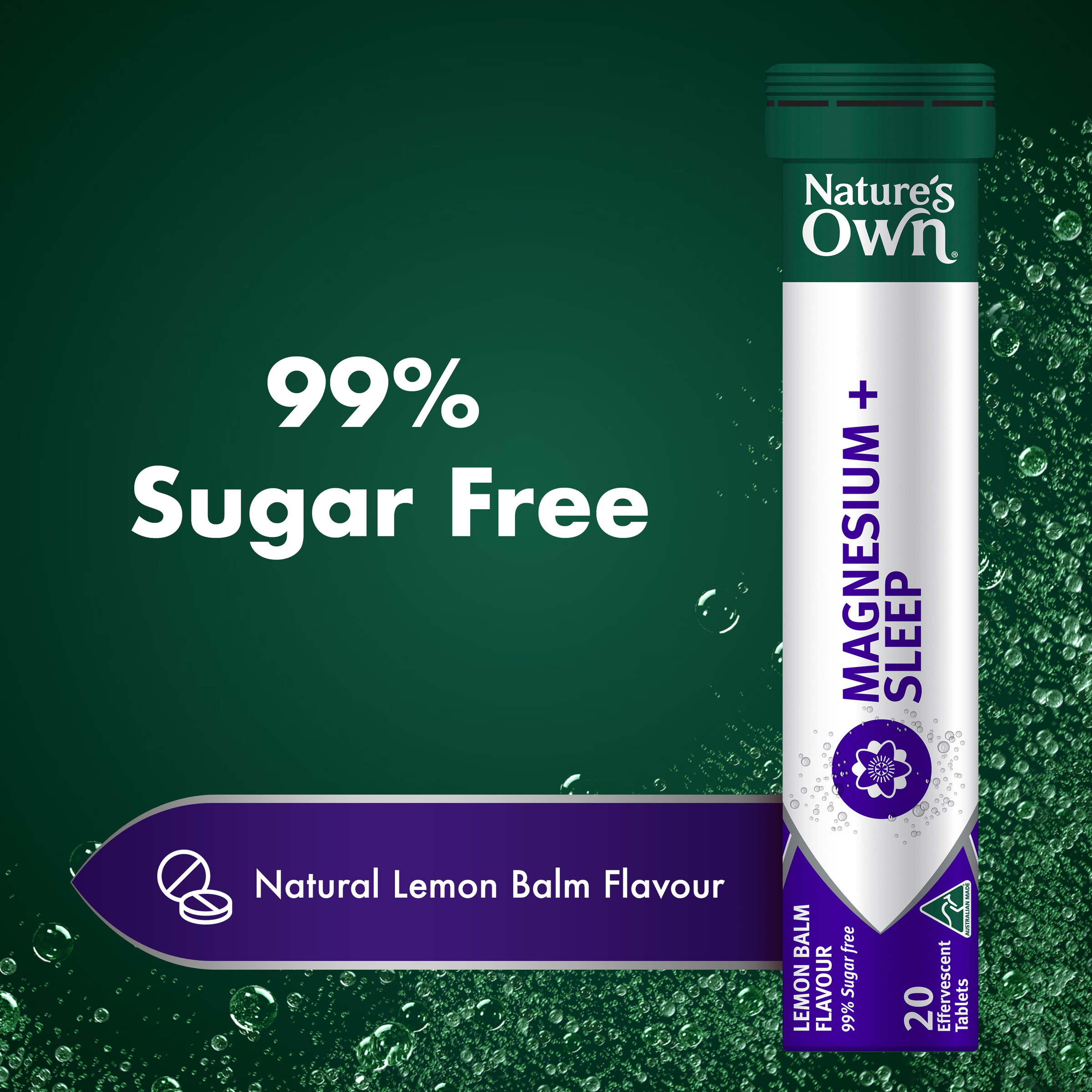NATURES OWN MAGENSIUM + SLEEP 20 TABLETS - Image 5