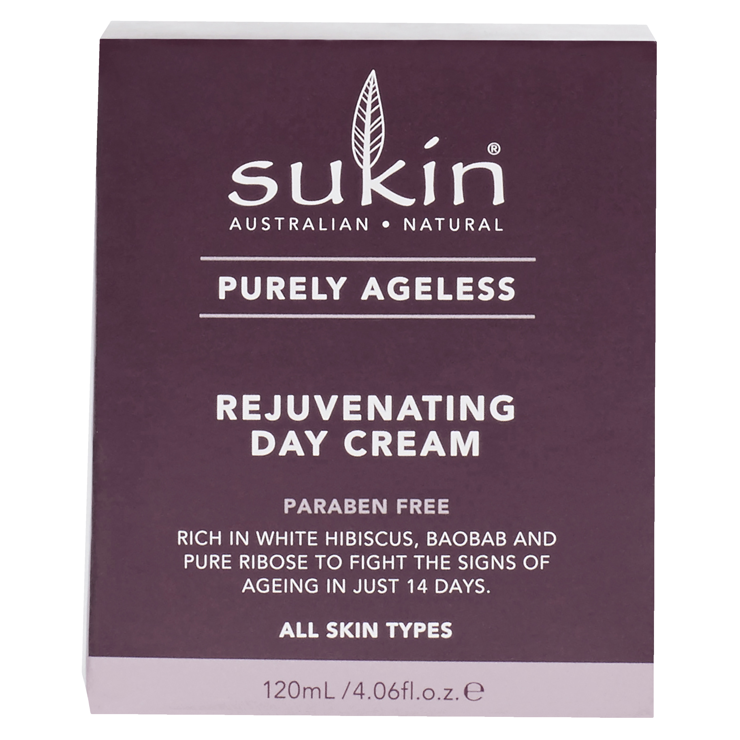 SUKIN PURELY AGELESS REJUVENATING DAY CREAM 120ML - Image 2
