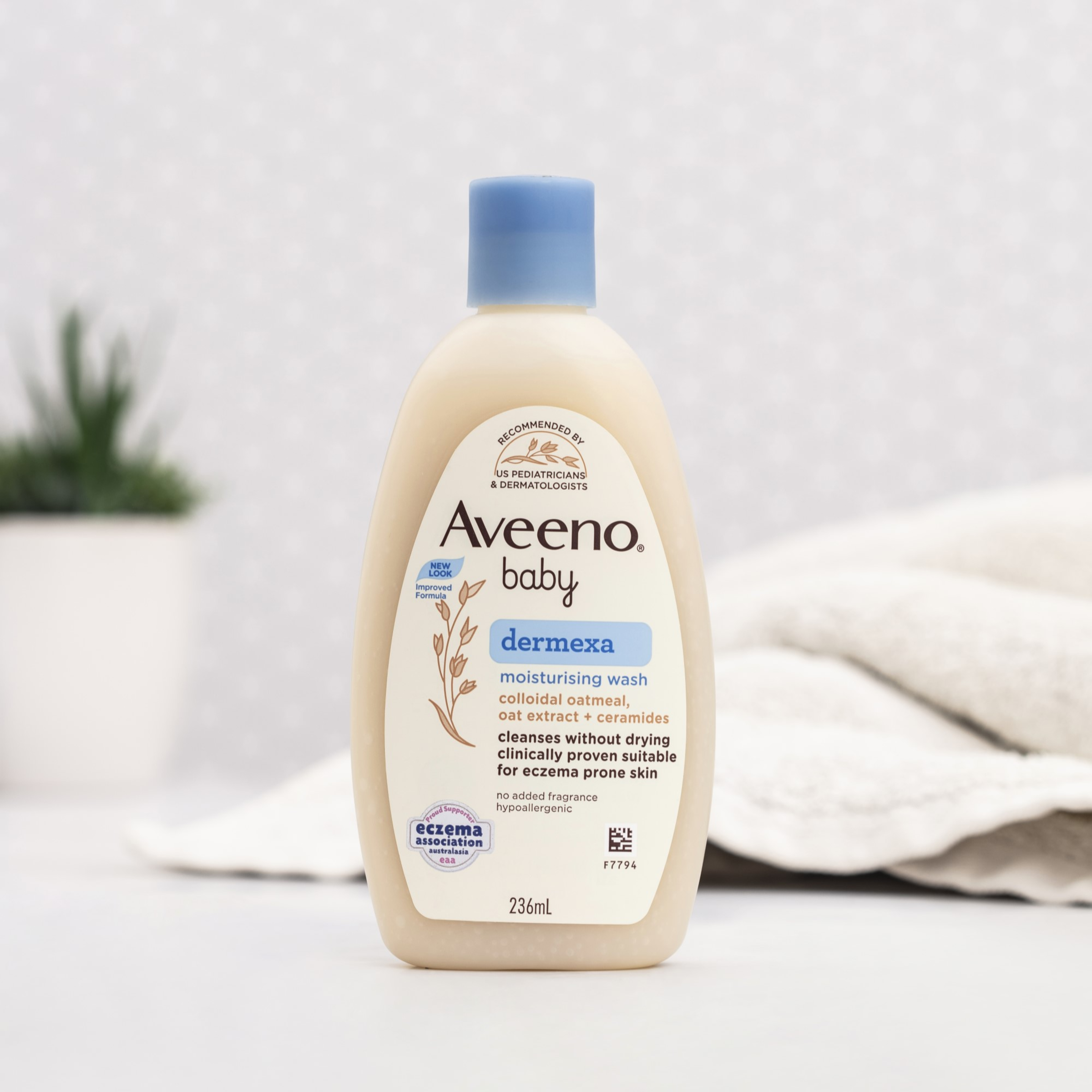 AVEENO BABY DERMEXA MOISTURISING BODY WASH 236ML - Image 4